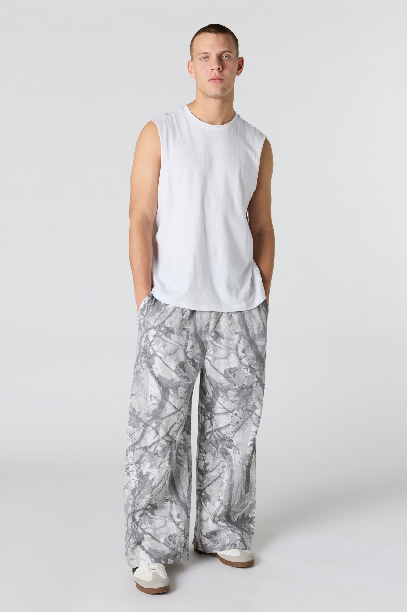 Fleece Wide Leg Sweatpant