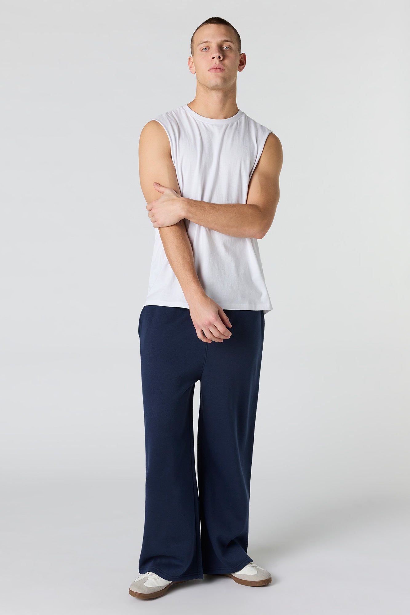 Fleece Wide Leg Sweatpant
