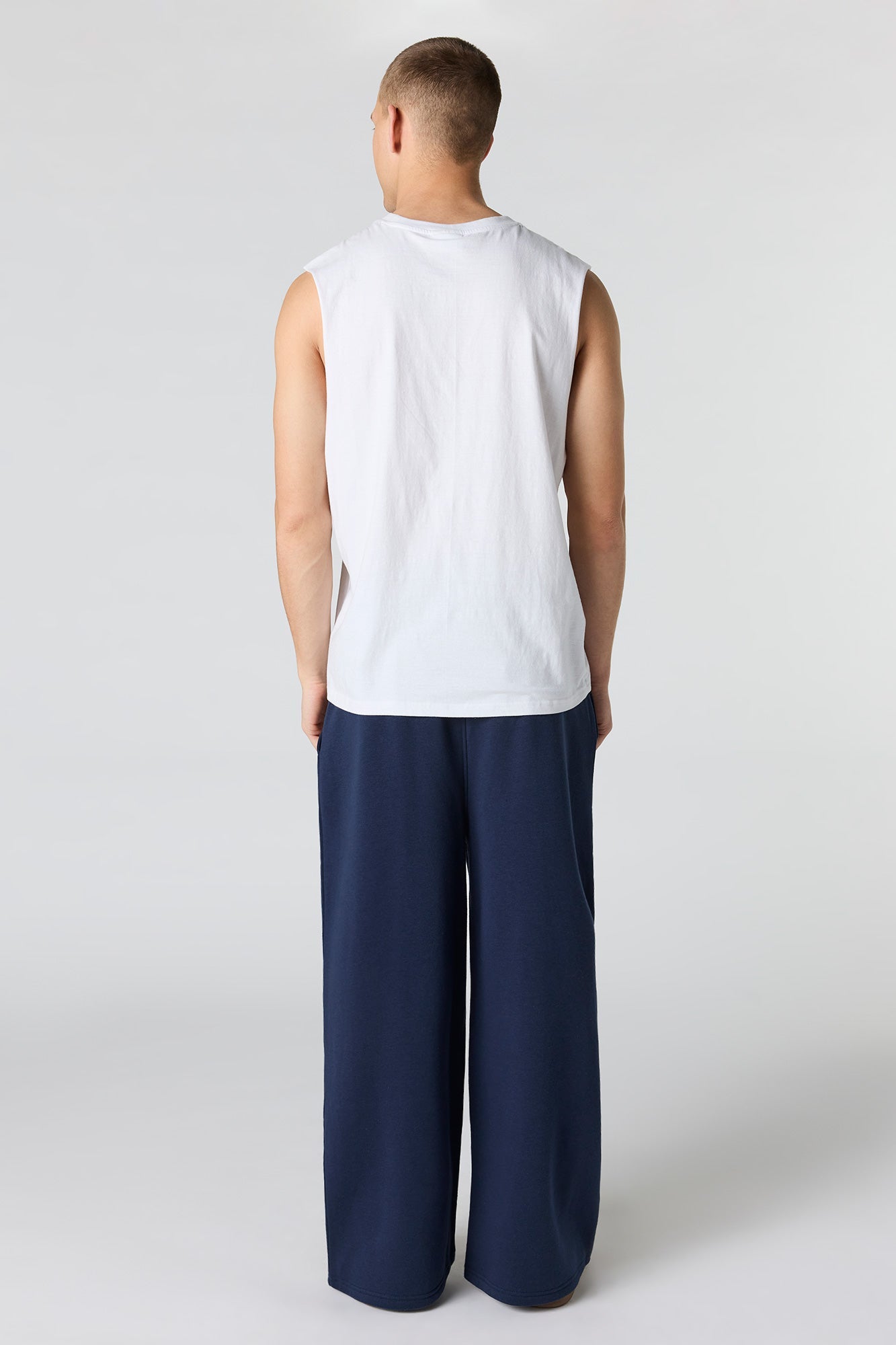 Fleece Wide Leg Sweatpant