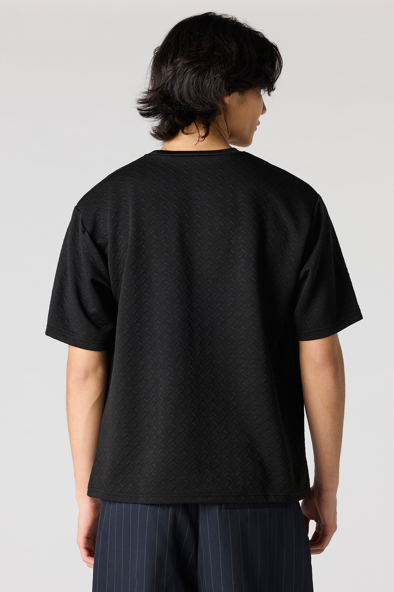 Textured Boxy T-Shirt