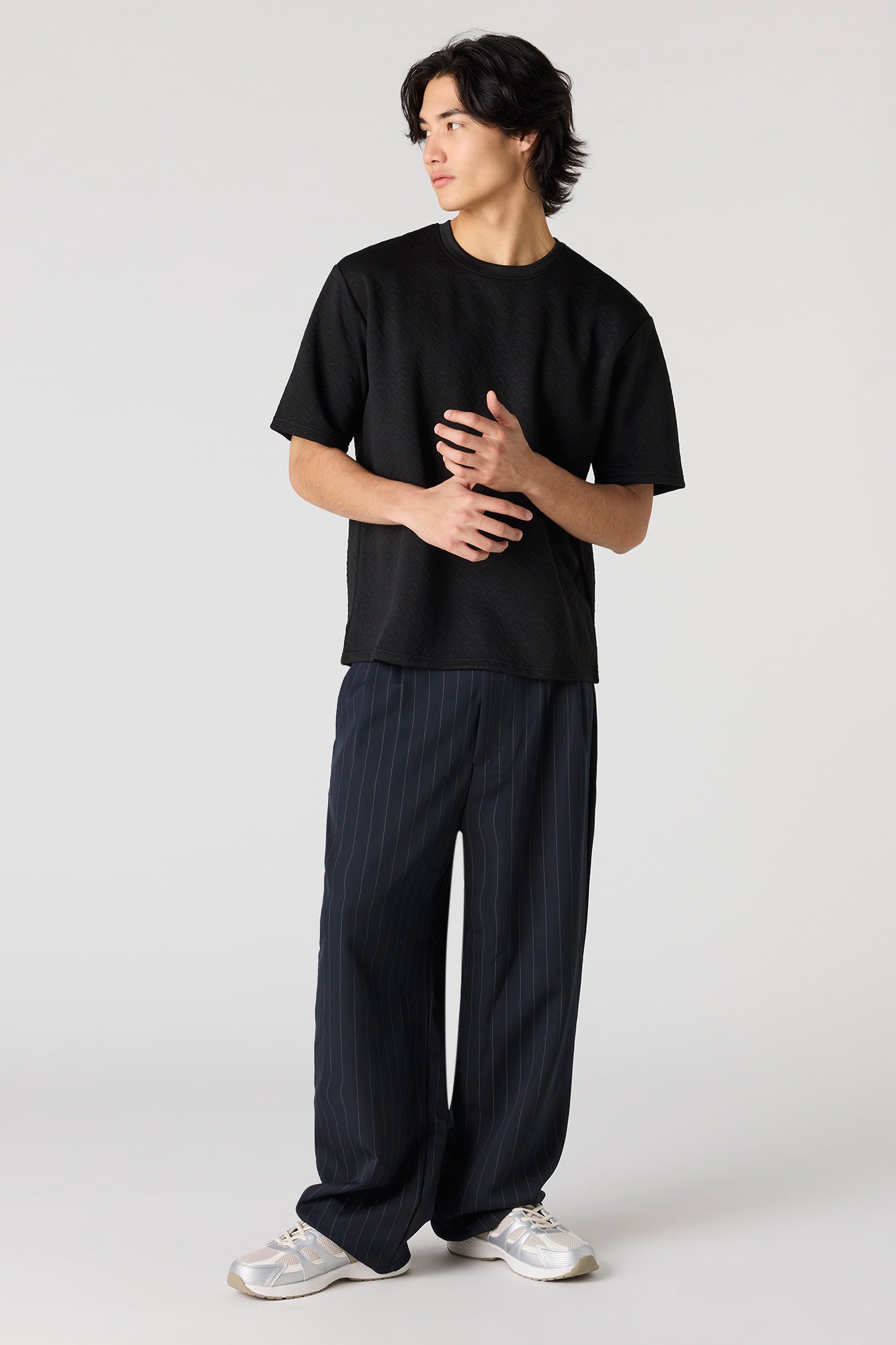 Textured Boxy T-Shirt