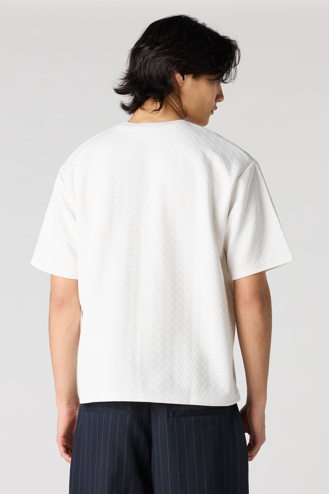 Textured Boxy T-Shirt