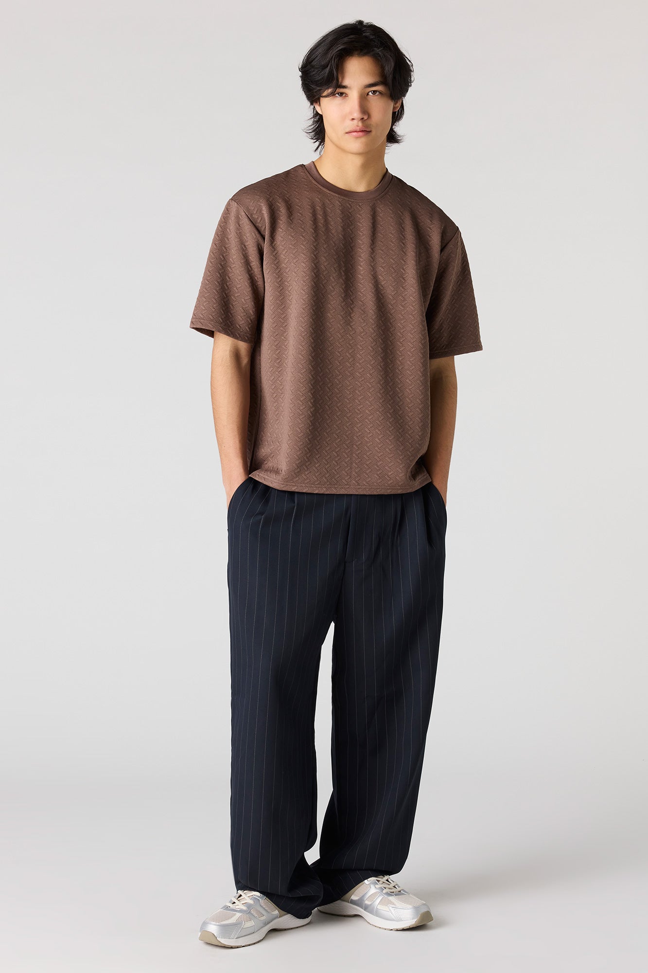 Textured Boxy T-Shirt