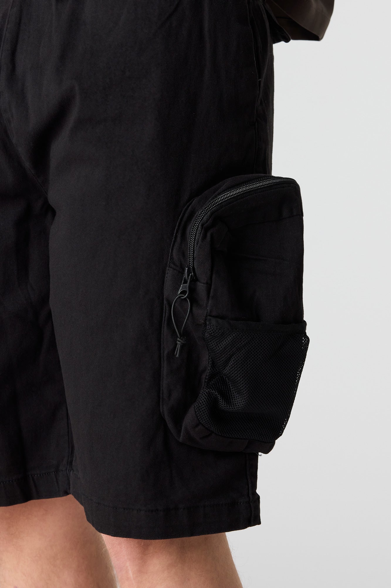 Drawstring Waist Cargo Short