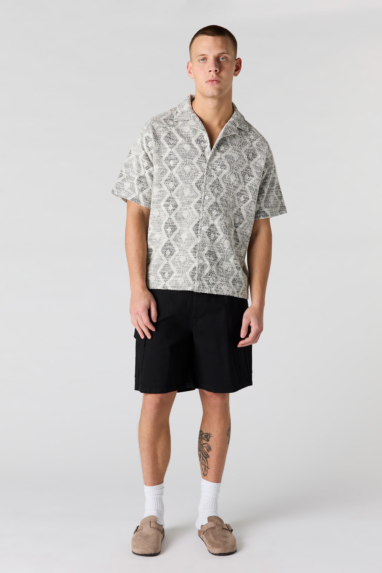 Drawstring Cargo Short