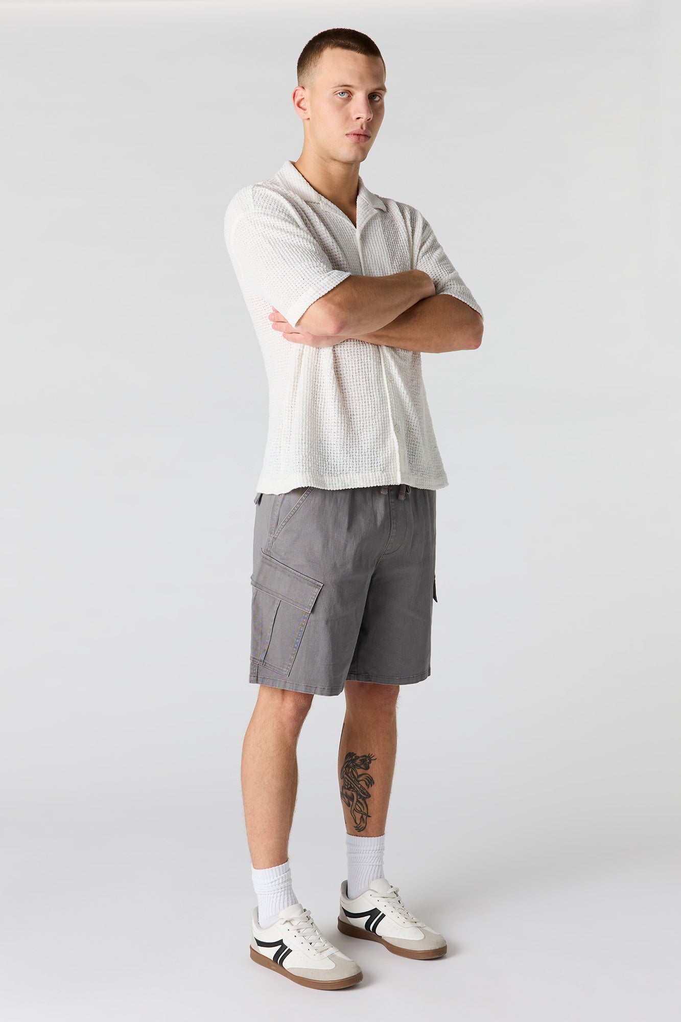 Drawstring Cargo Short