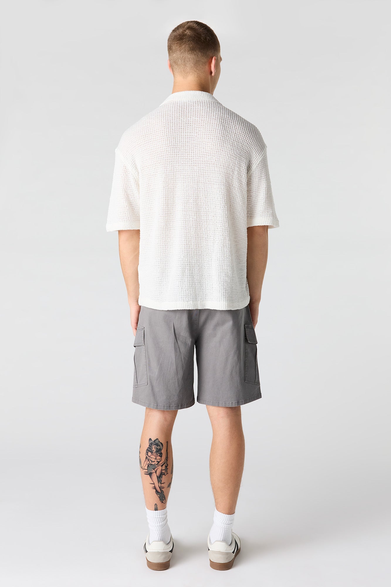 Drawstring Cargo Short