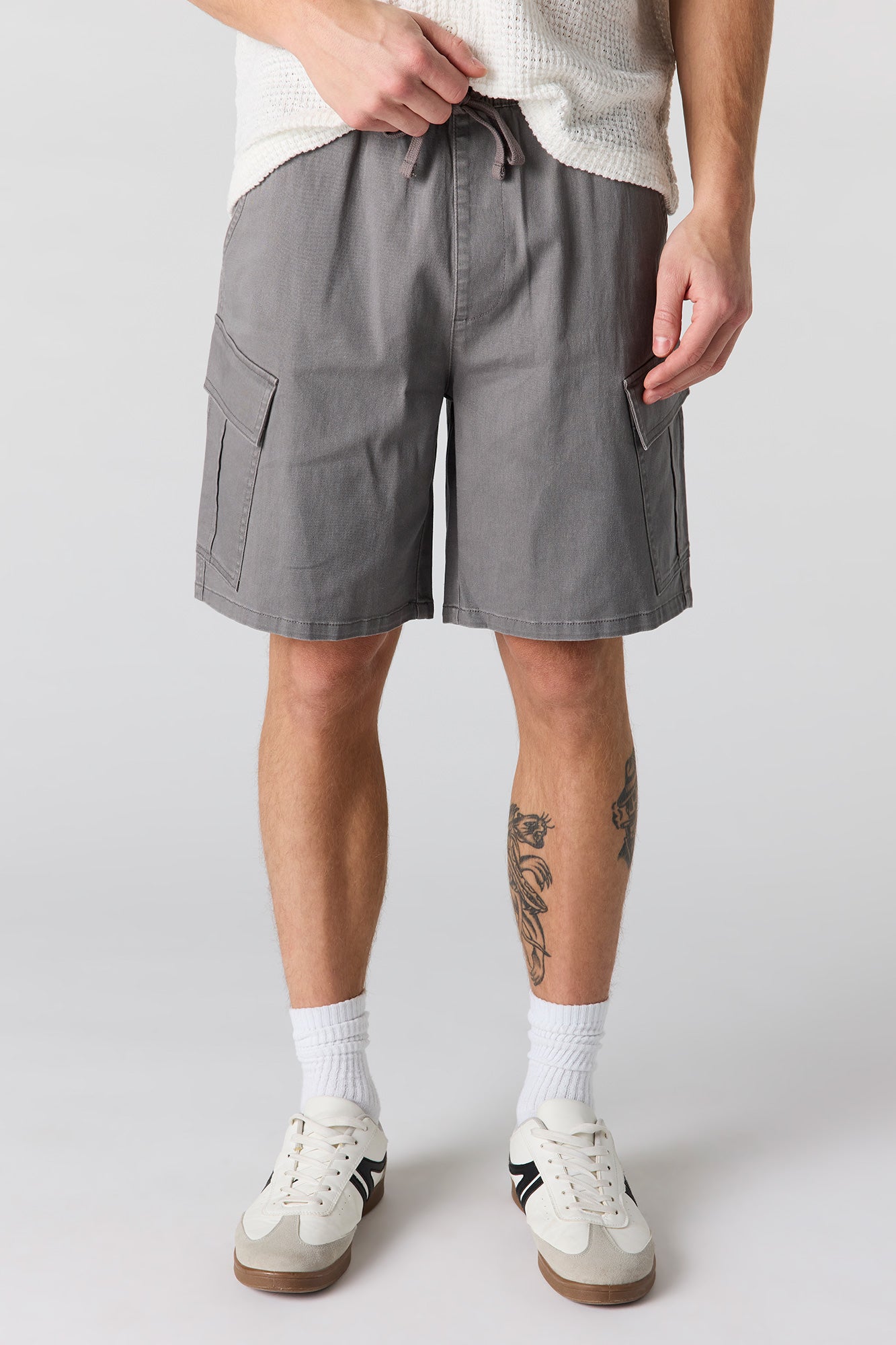 Drawstring Cargo Short