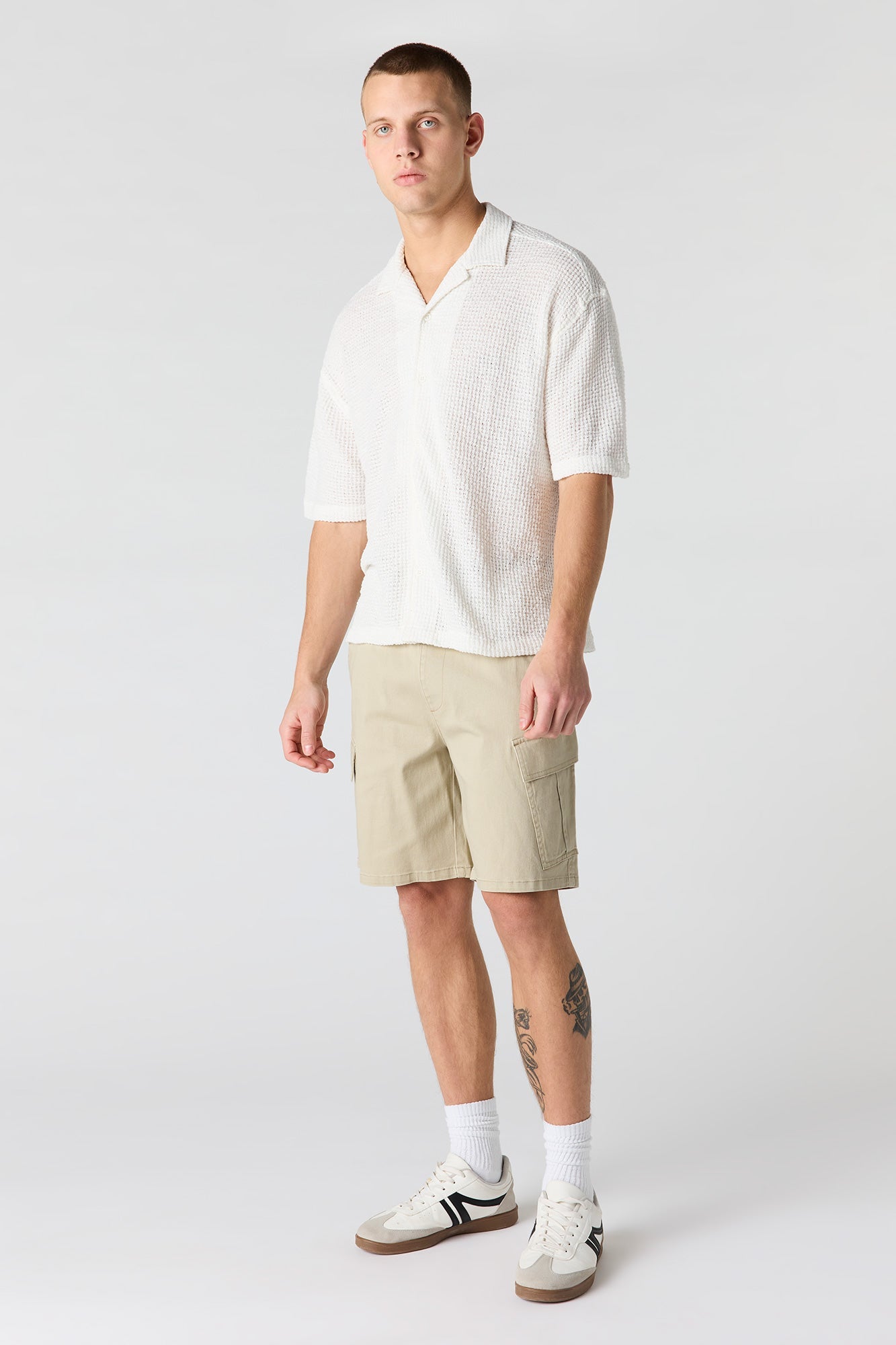 Drawstring Cargo Short