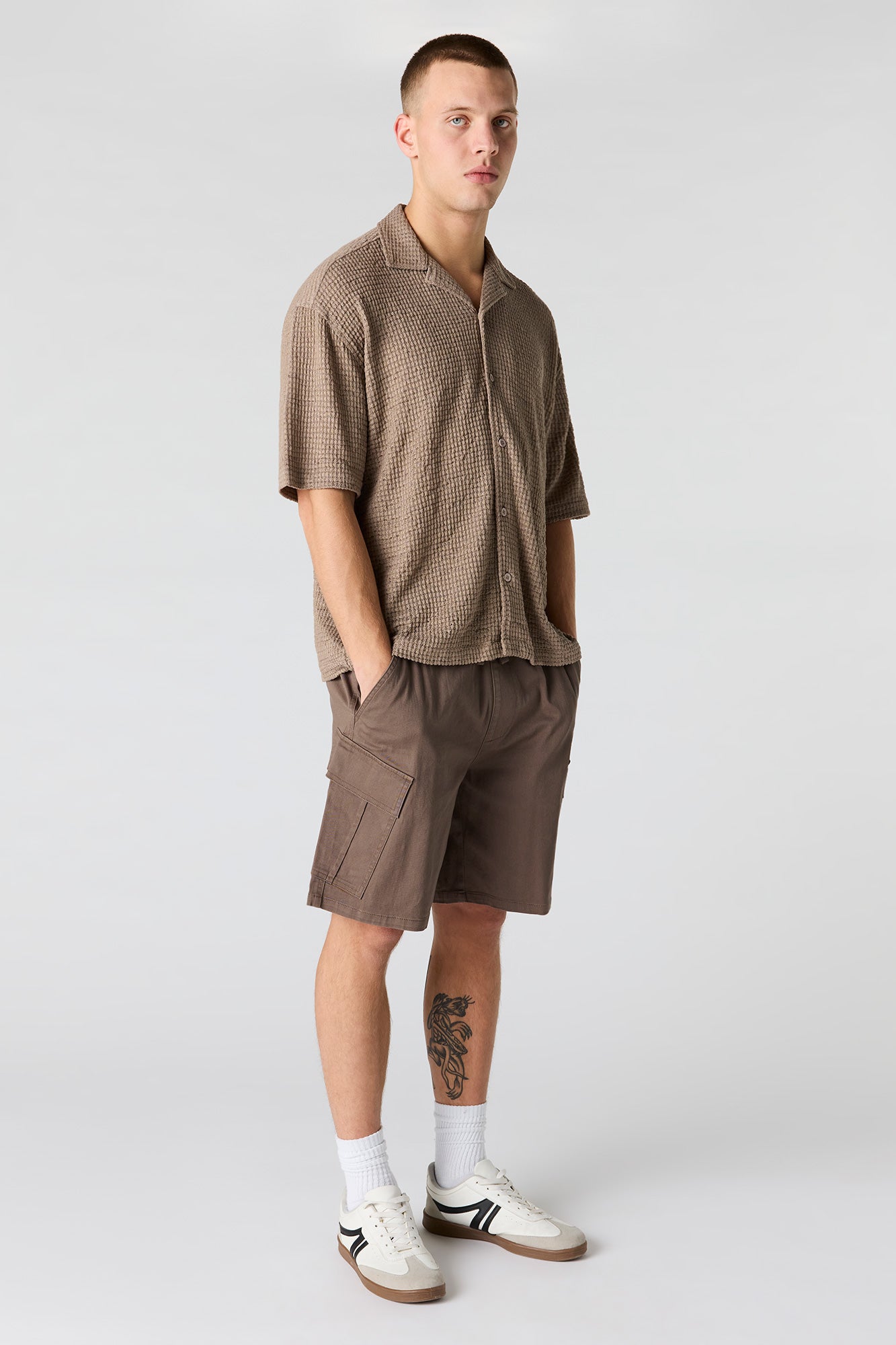 Drawstring Cargo Short
