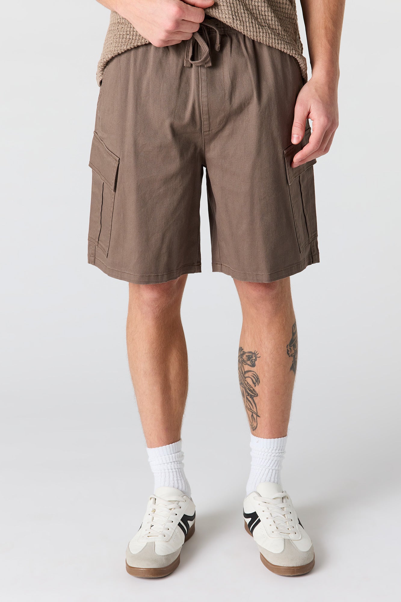 Drawstring Cargo Short