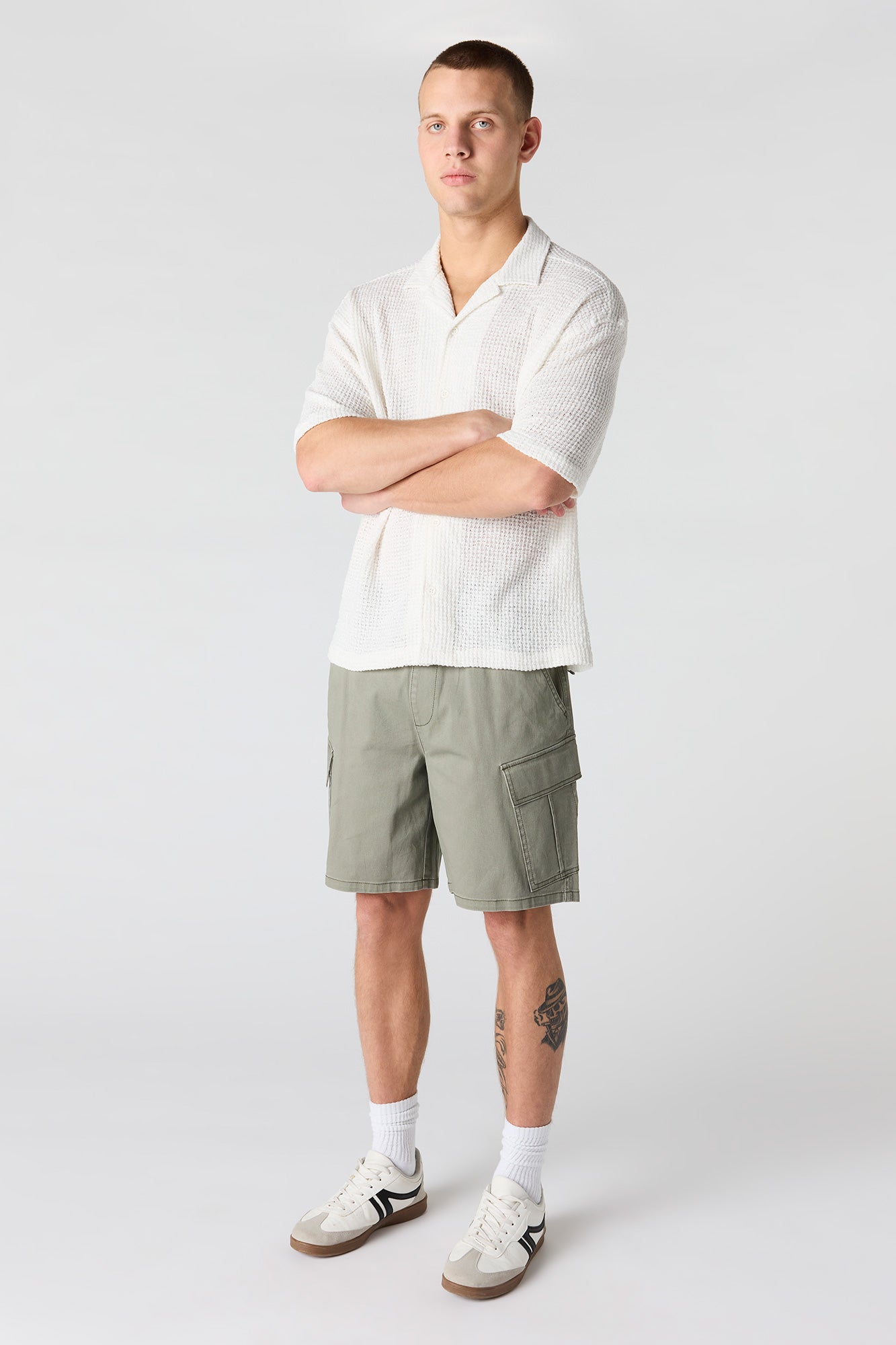 Drawstring Cargo Short