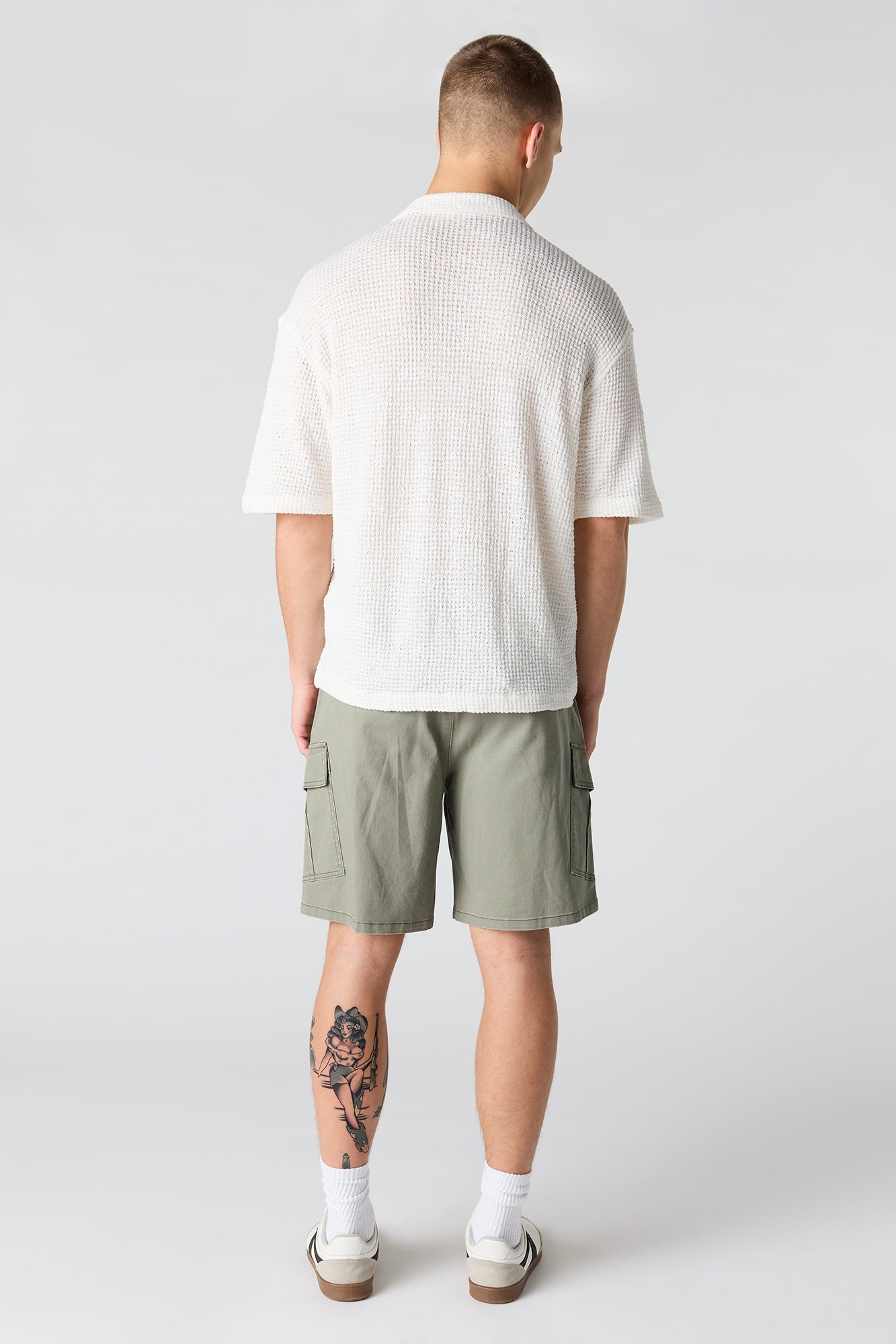 Drawstring Cargo Short