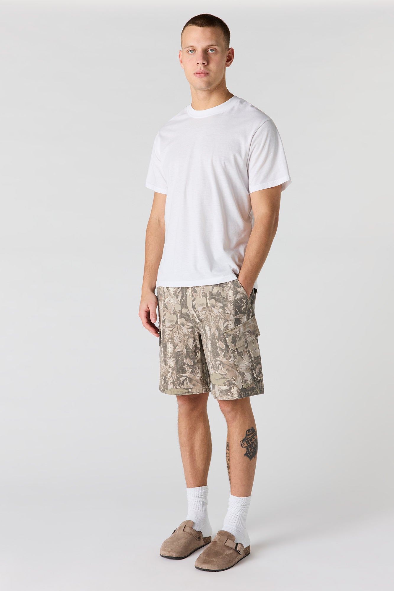 Drawstring Cargo Short