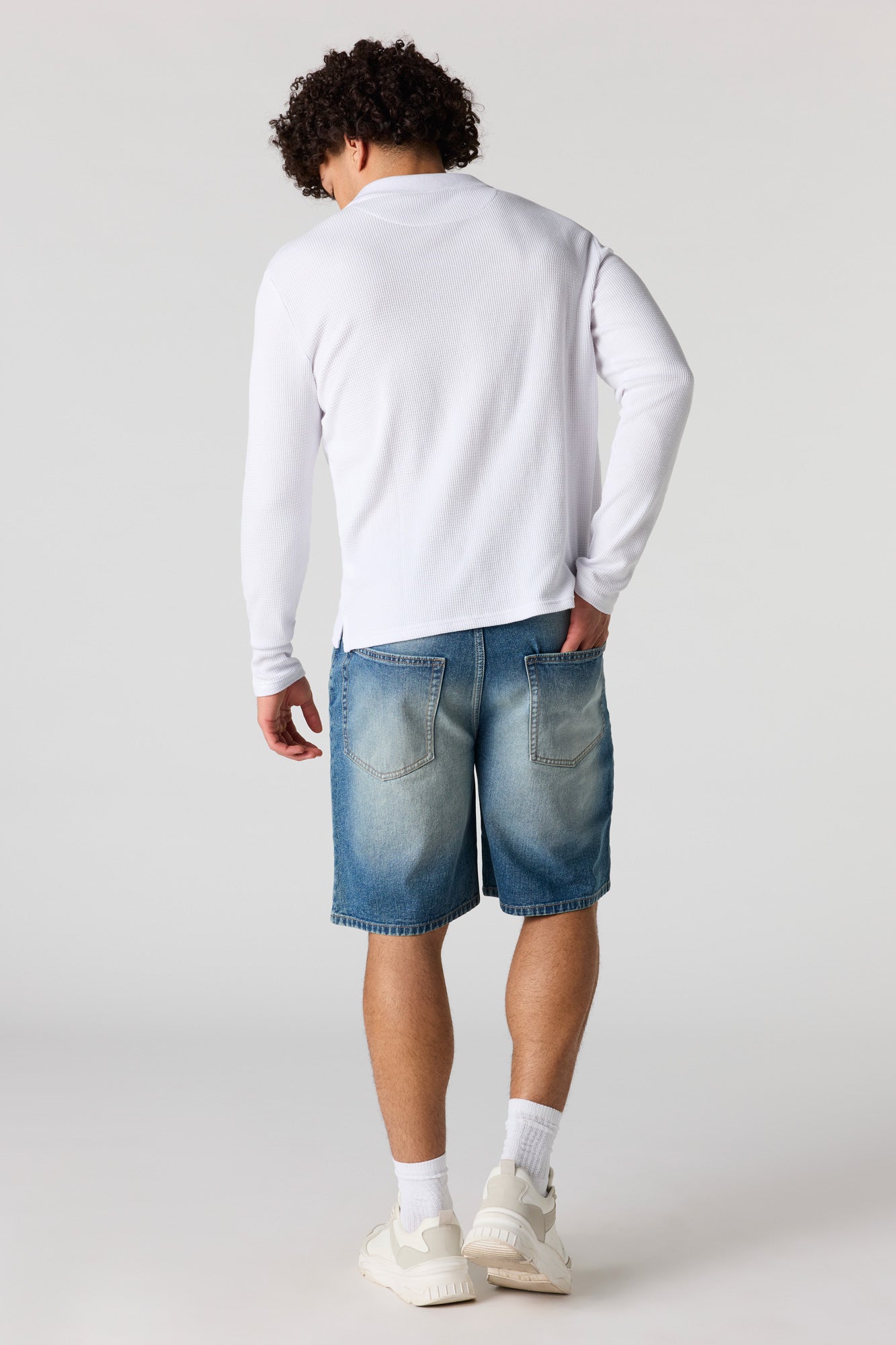 Baggy Tinted Medium Denim Short
