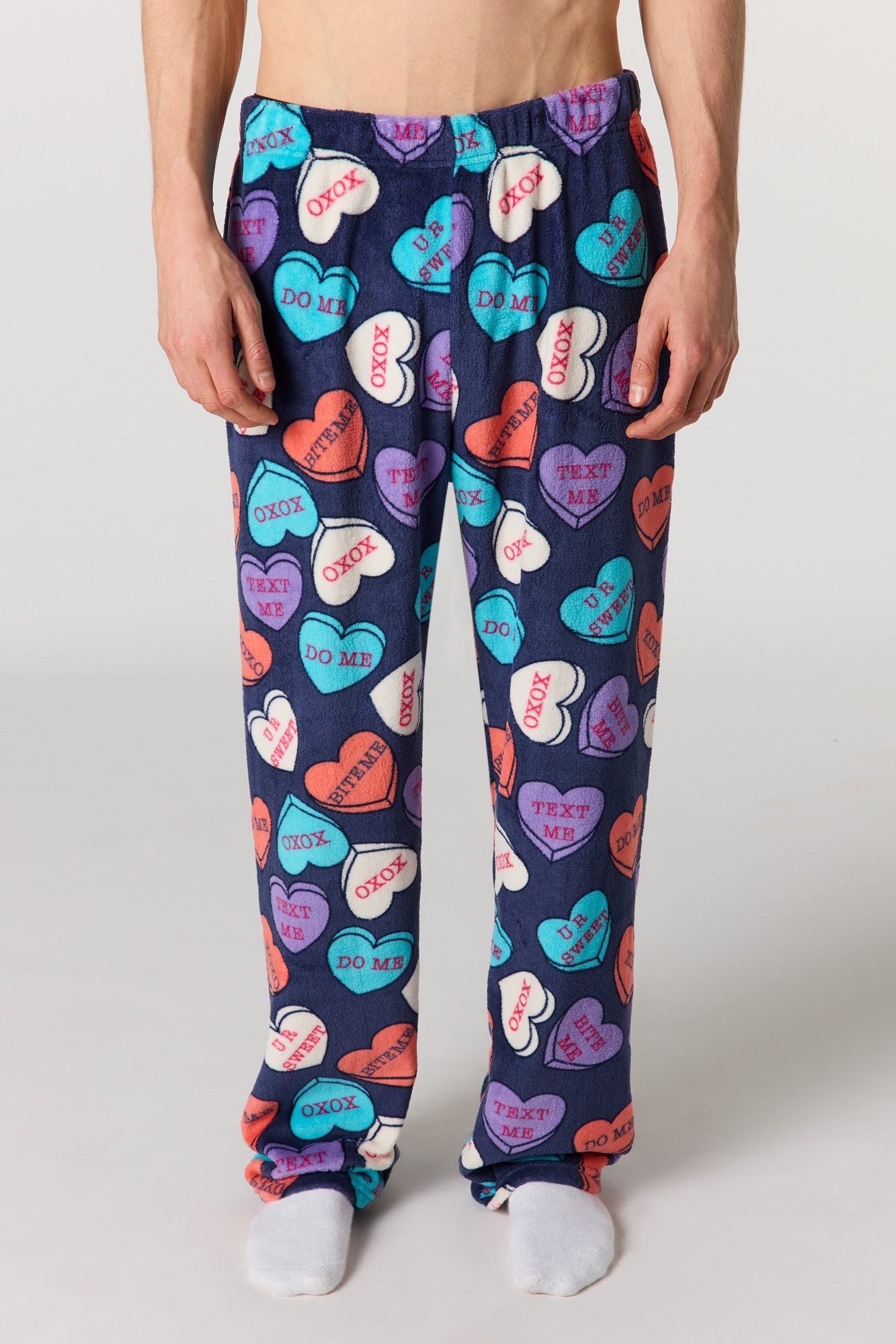 Plush Printed Pajama Pant