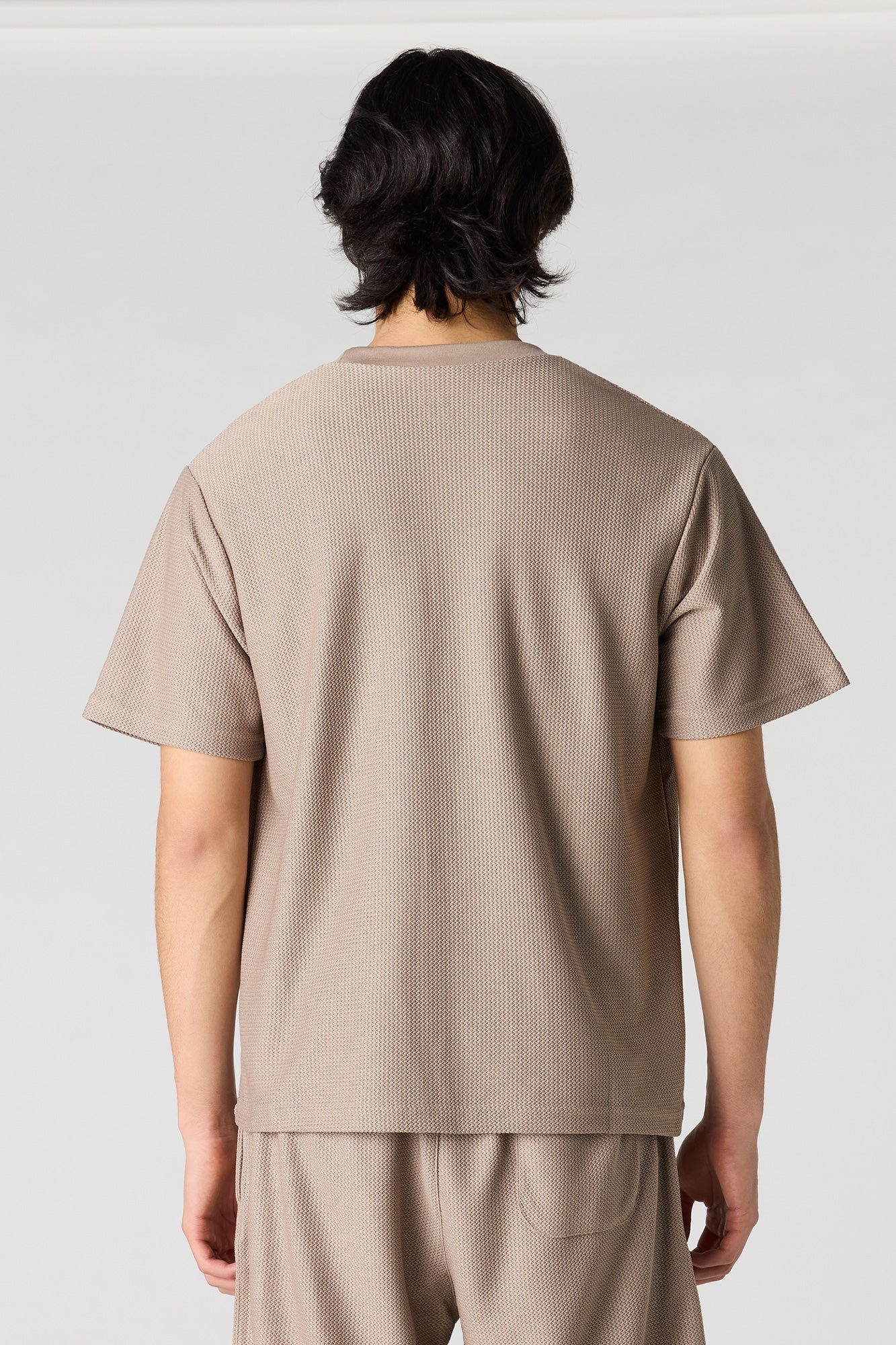 Premium Heavyweight Cotton Honeycomb Crewneck T-Shirt