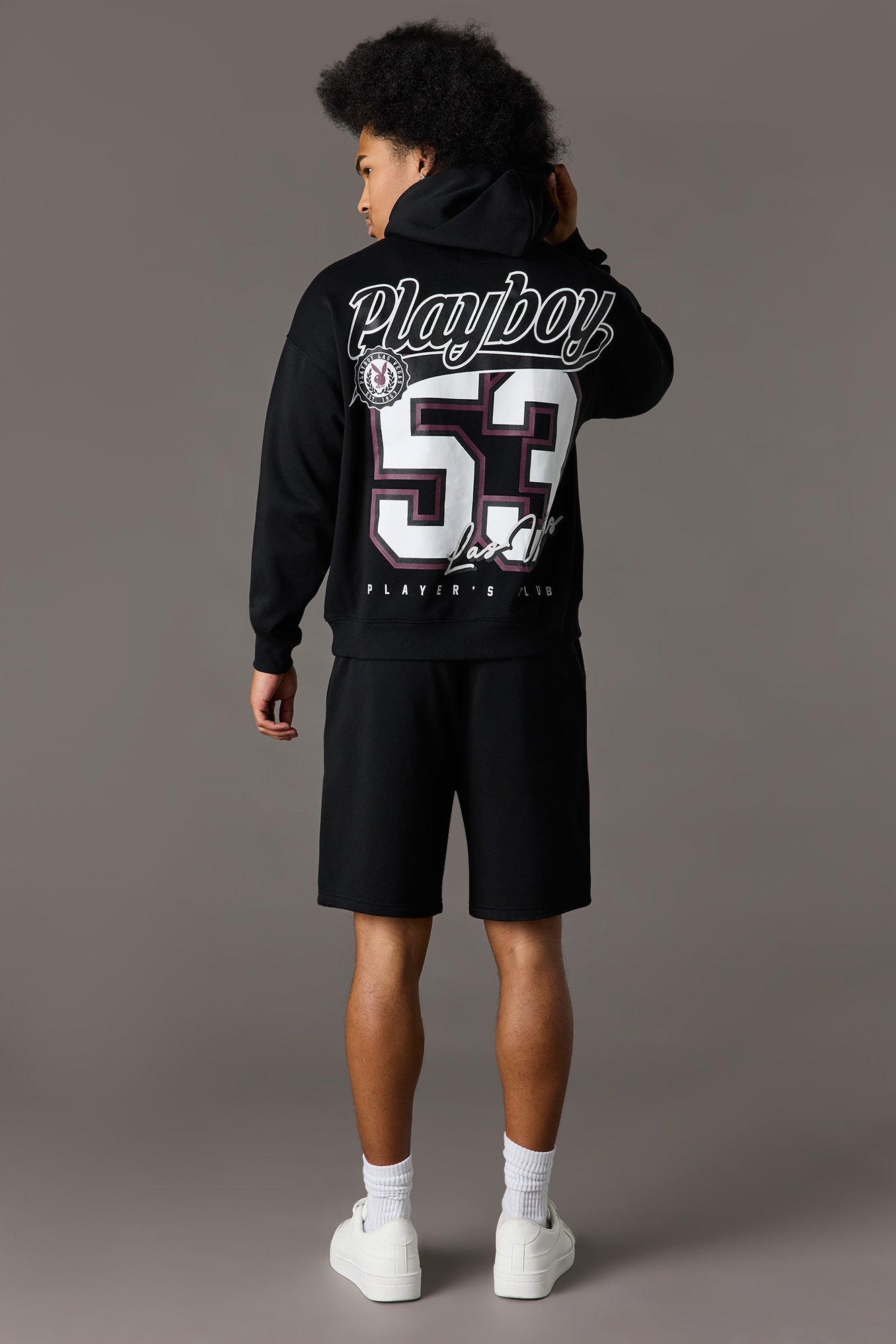 Playboy Graphic Fleece Short