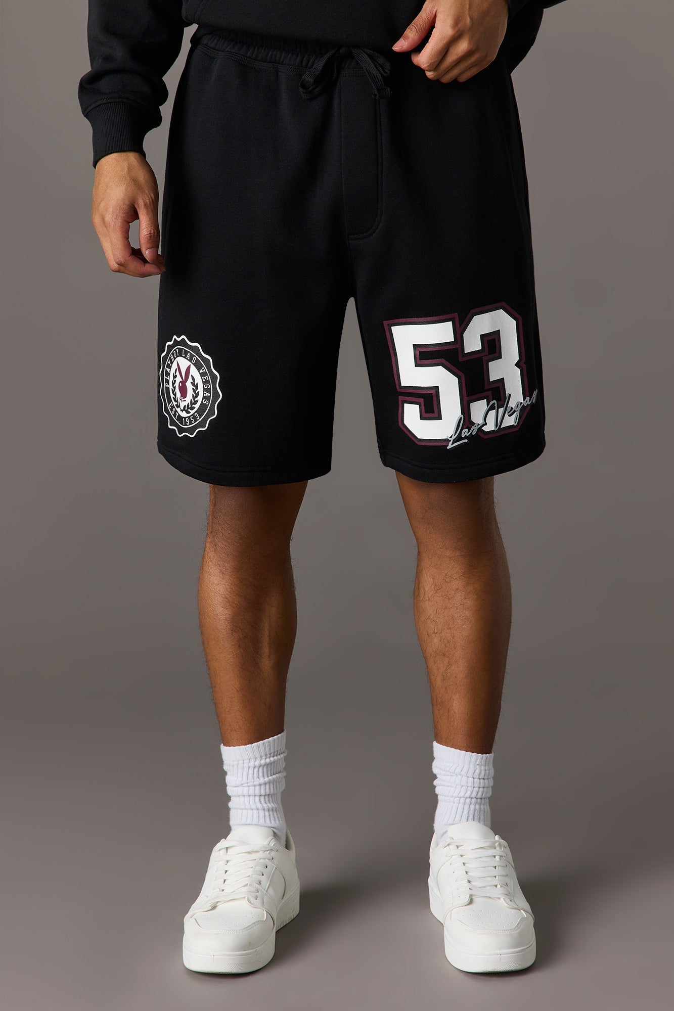 Playboy Graphic Fleece Short