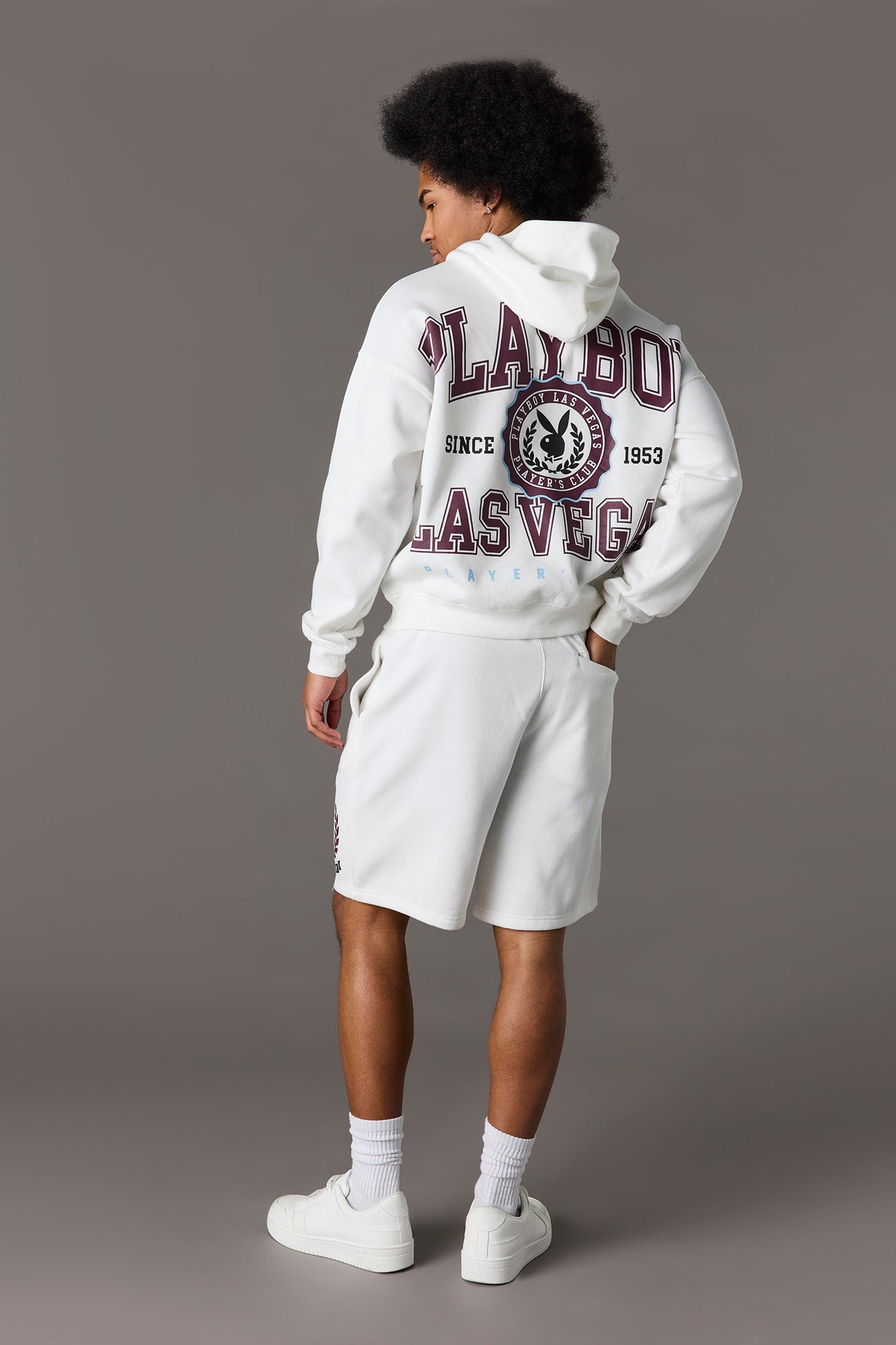 Playboy Graphic Fleece Short
