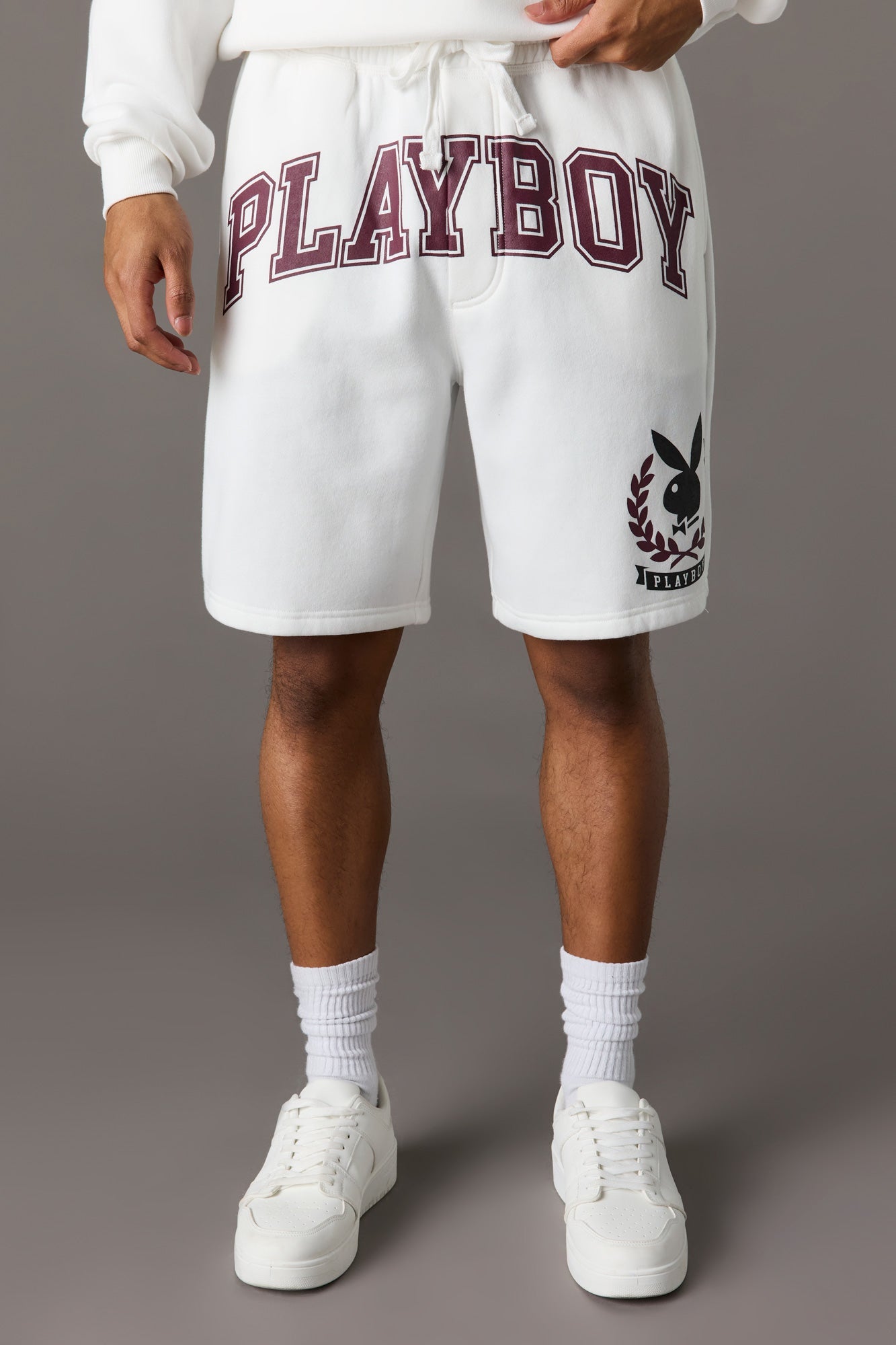 Playboy Graphic Fleece Short