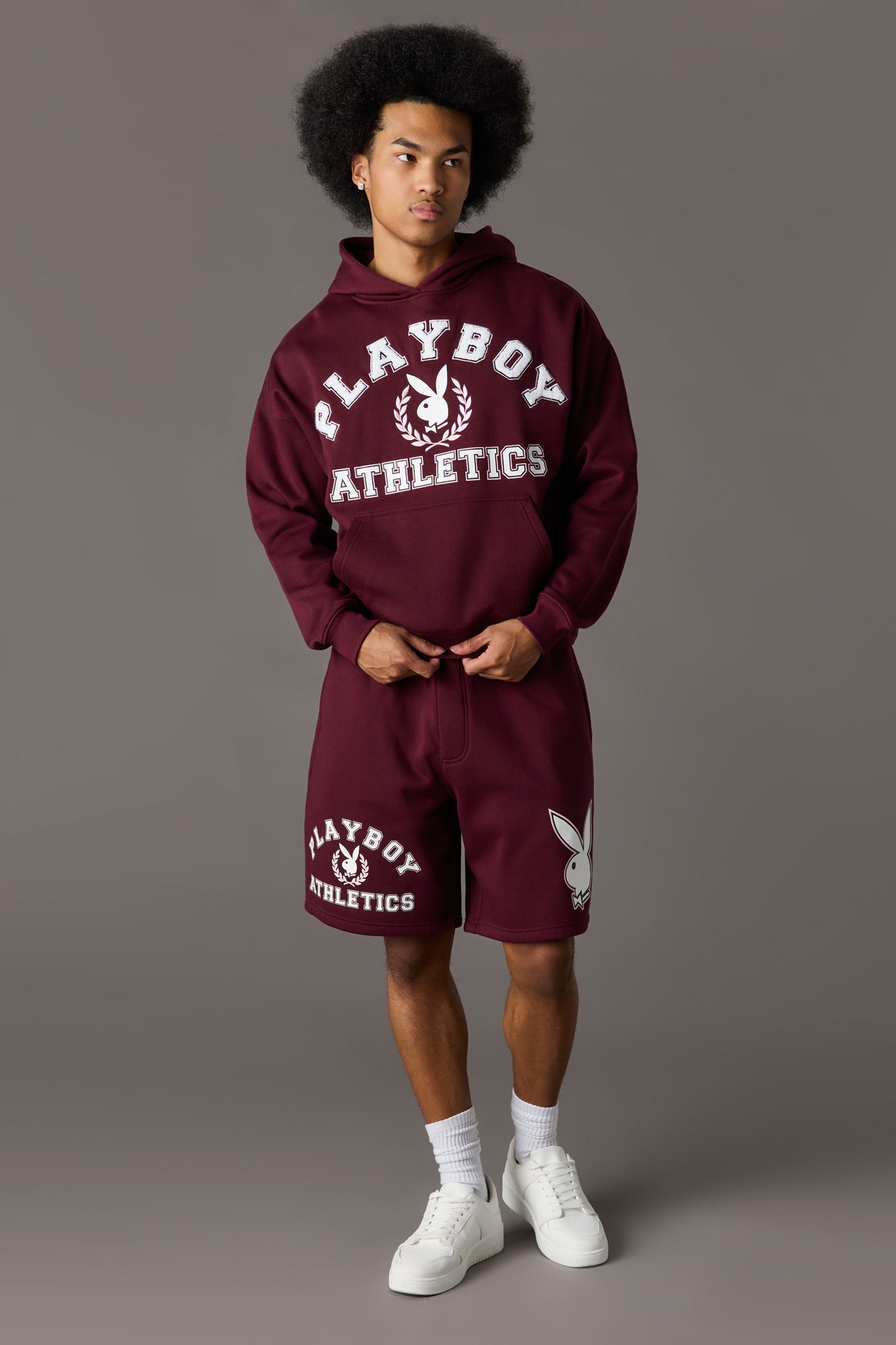 Playboy Graphic Fleece Short