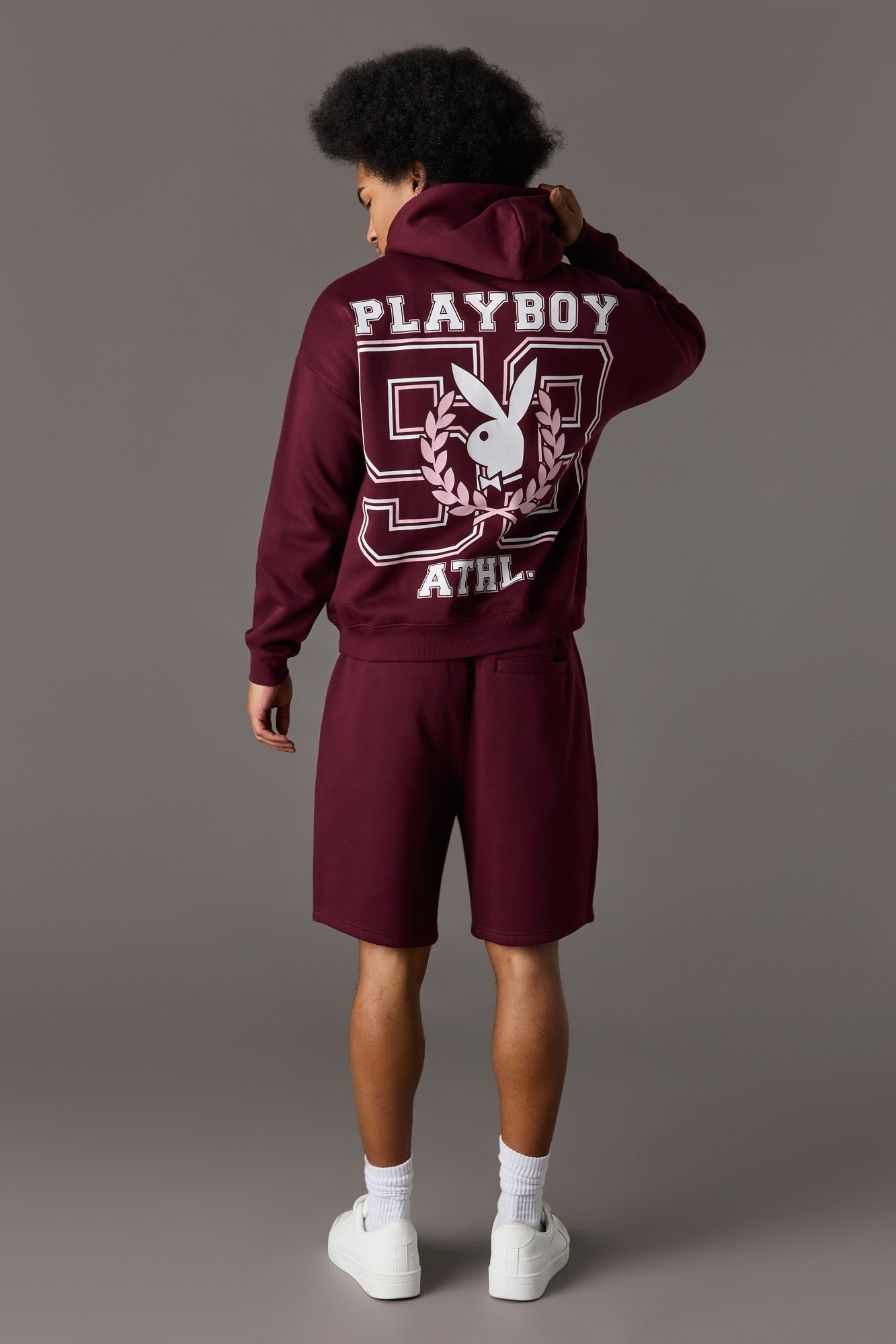Playboy Graphic Fleece Short