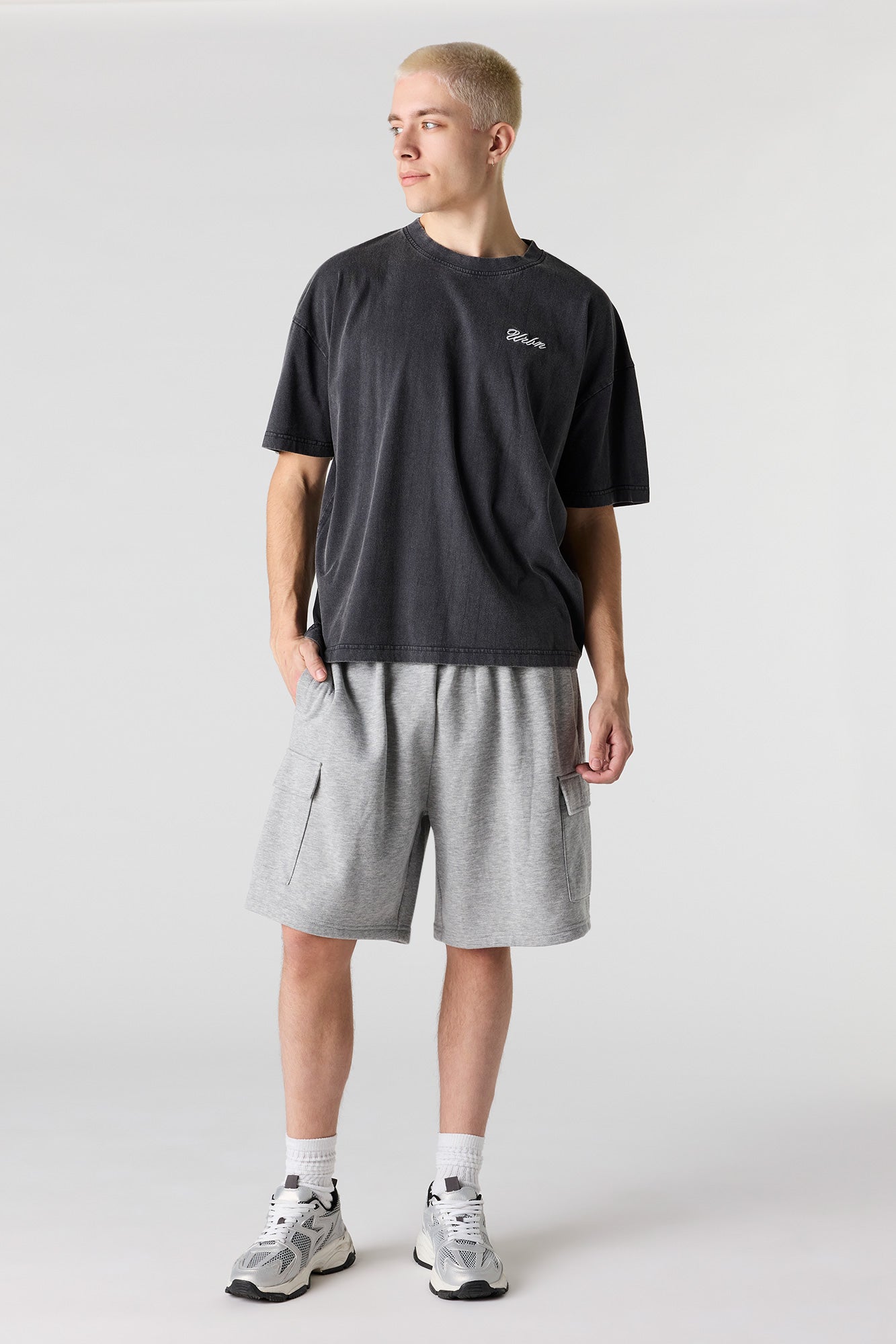 Fleece Baggy Cargo Short 8.5"