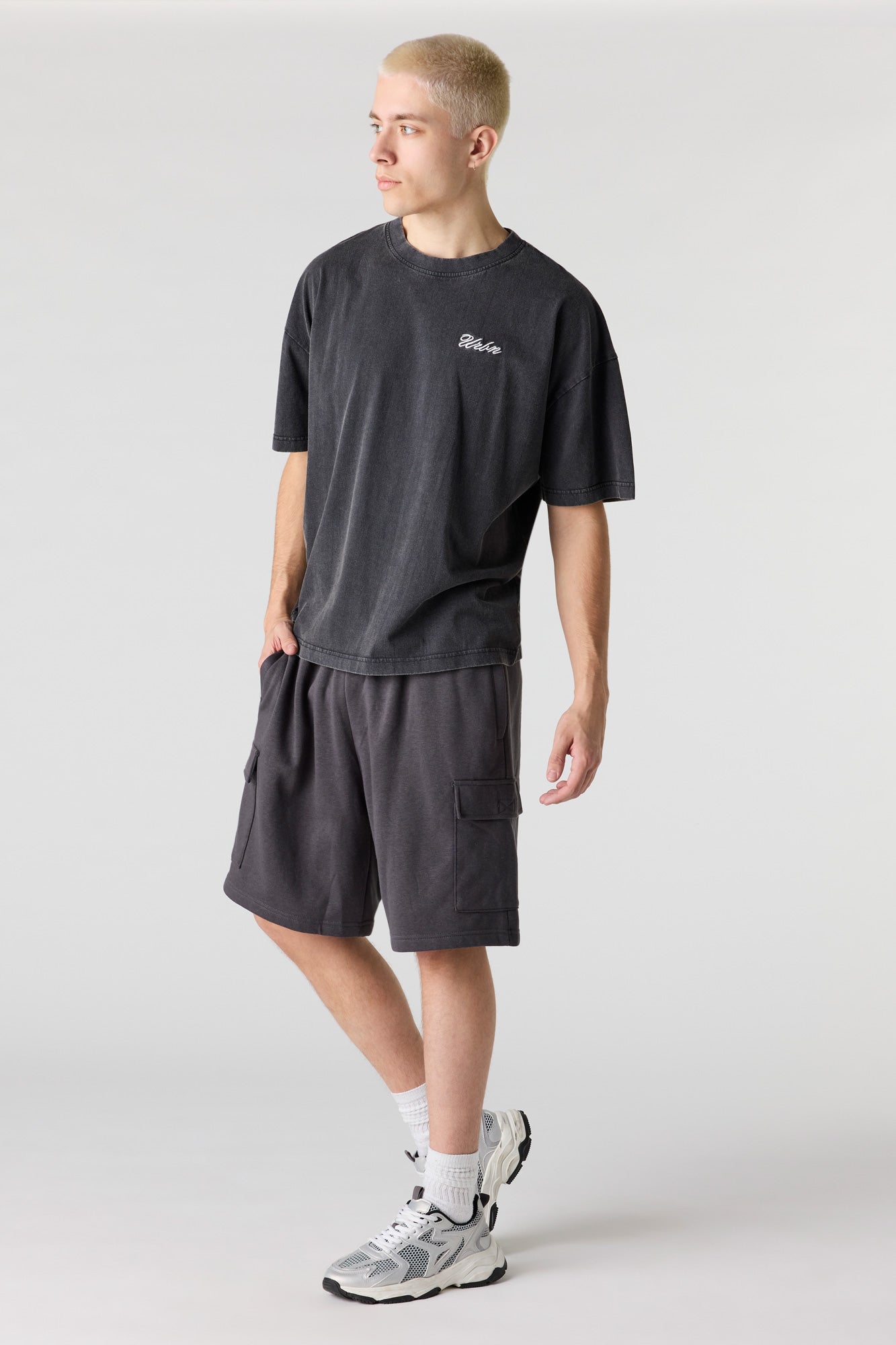 Fleece Baggy Cargo Short 8.5"