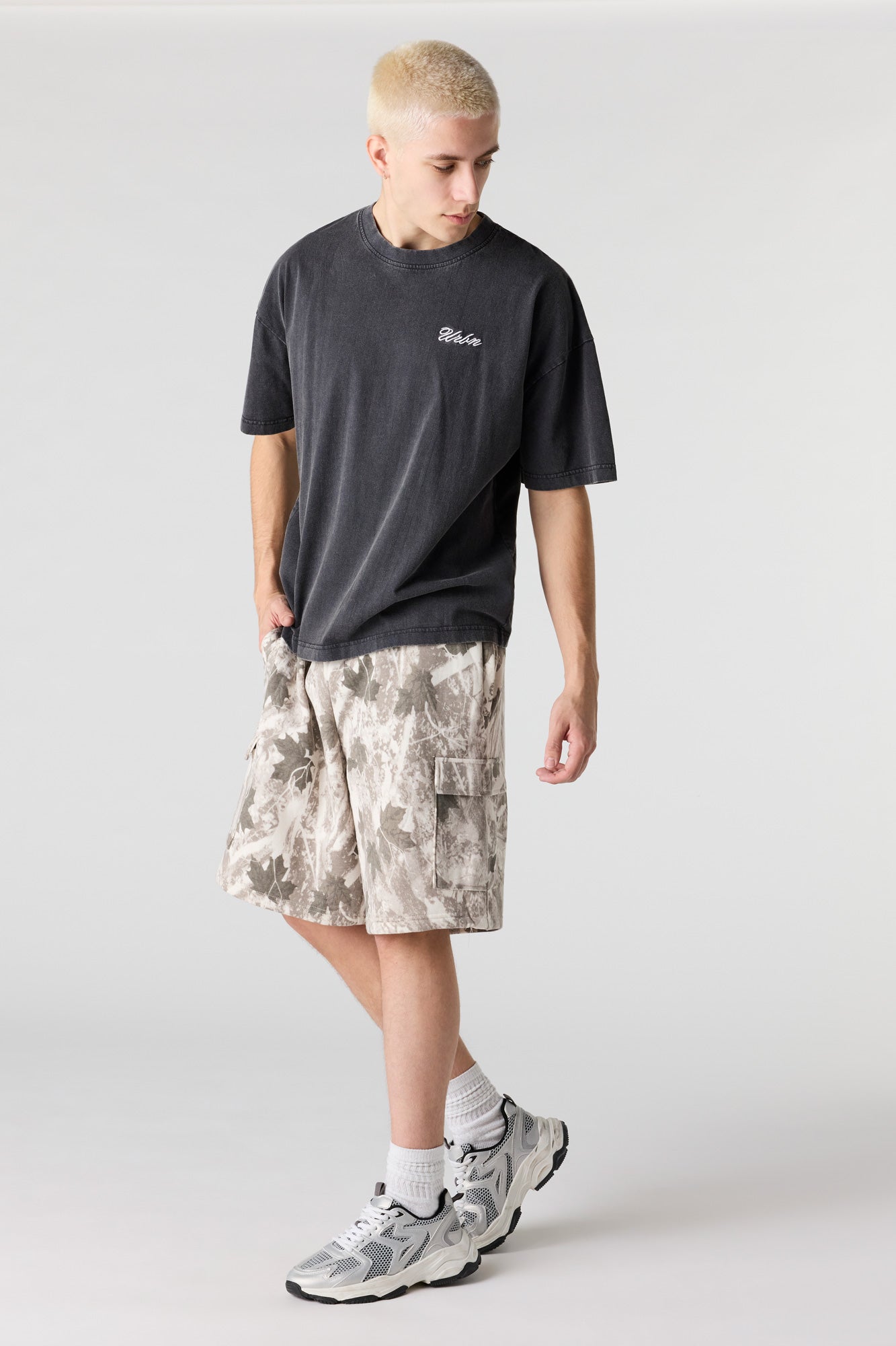 Fleece Baggy Cargo Short 8.5"