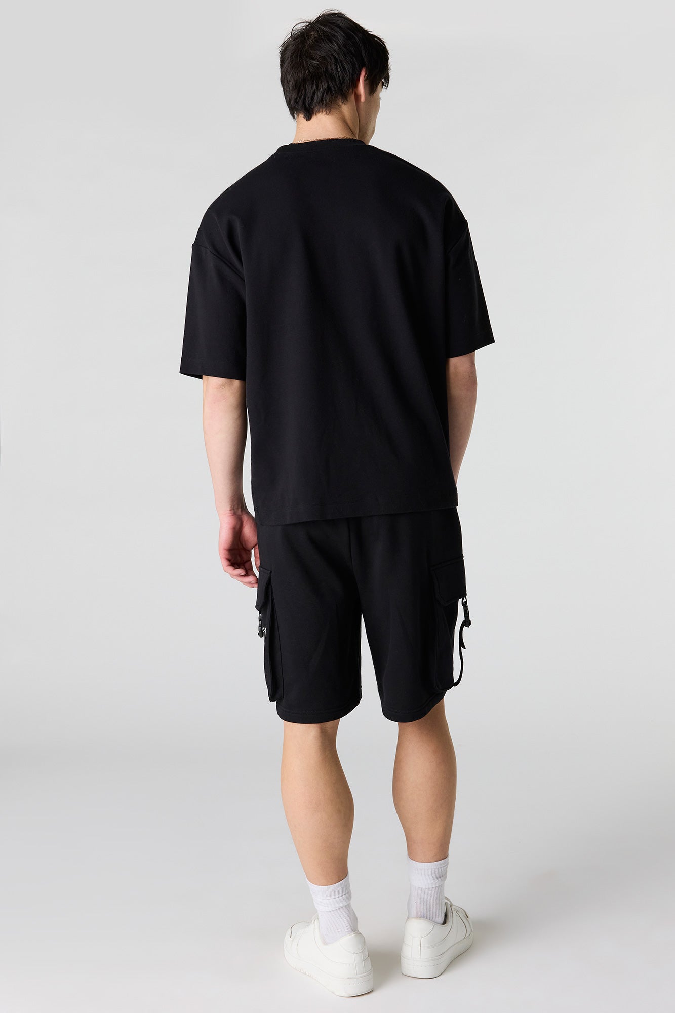 Graphic Fleece Cargo Short 8.5"