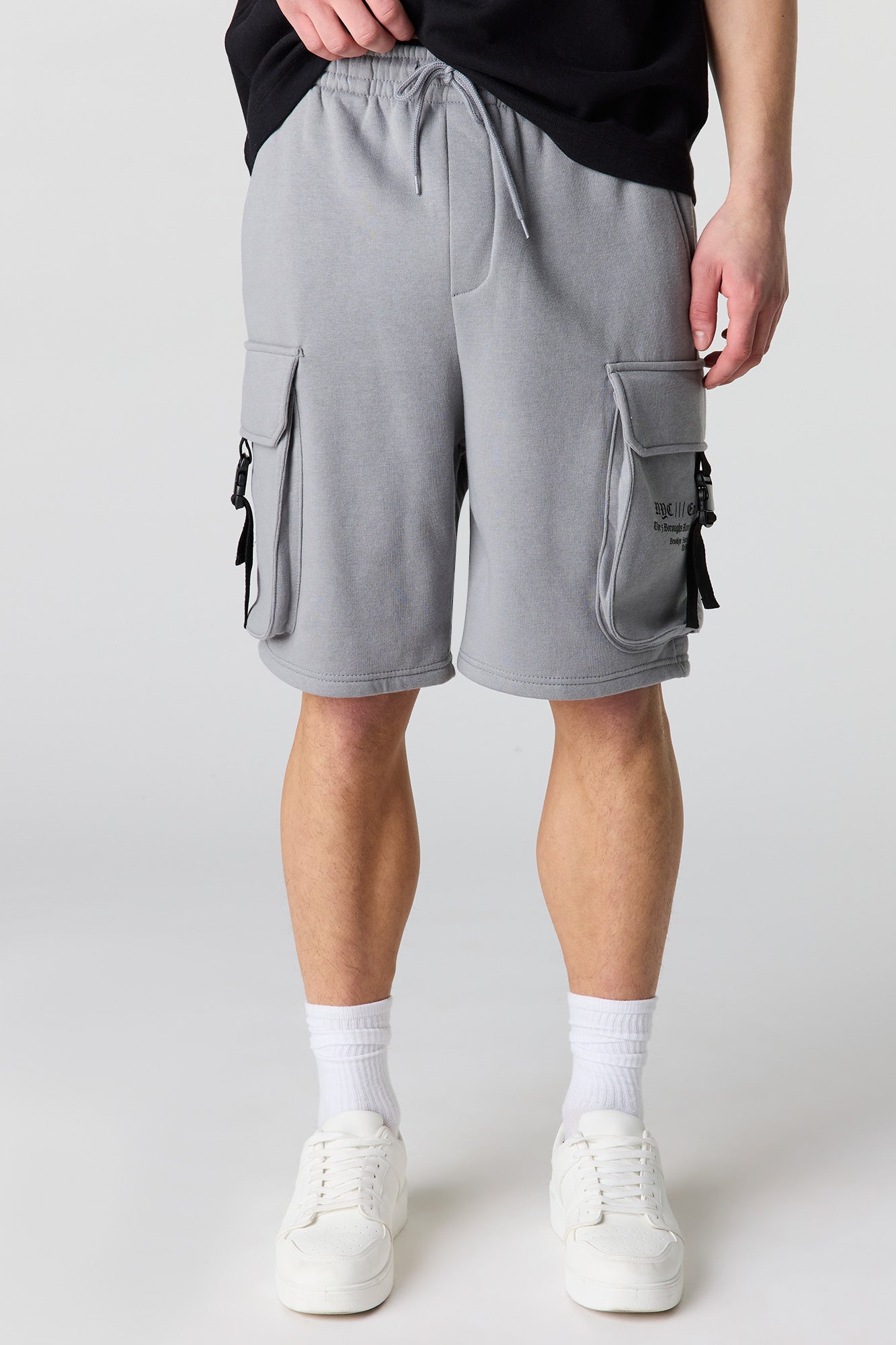 Graphic Fleece Cargo Short 8.5"