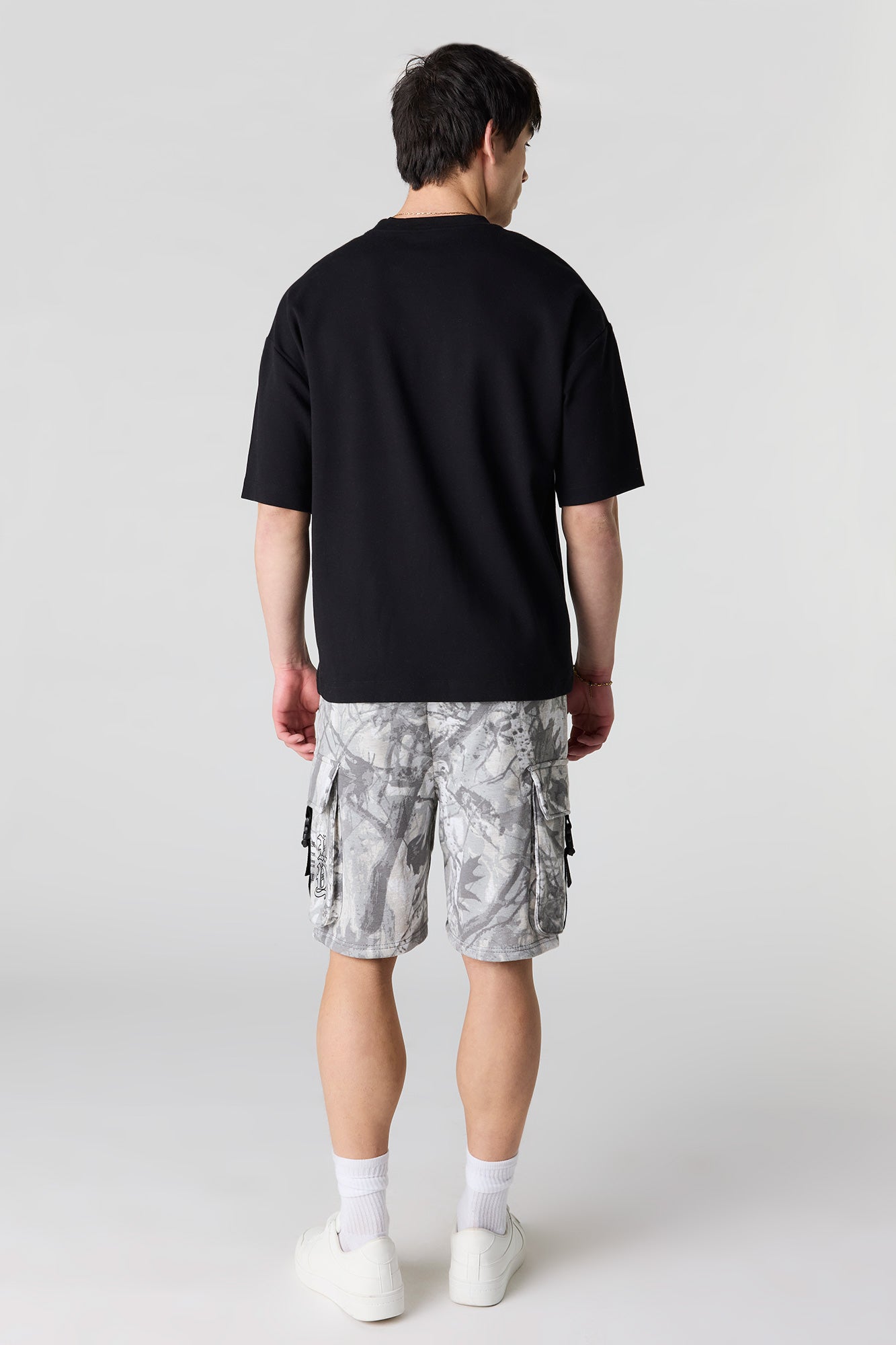 Graphic Fleece Cargo Short 8.5"