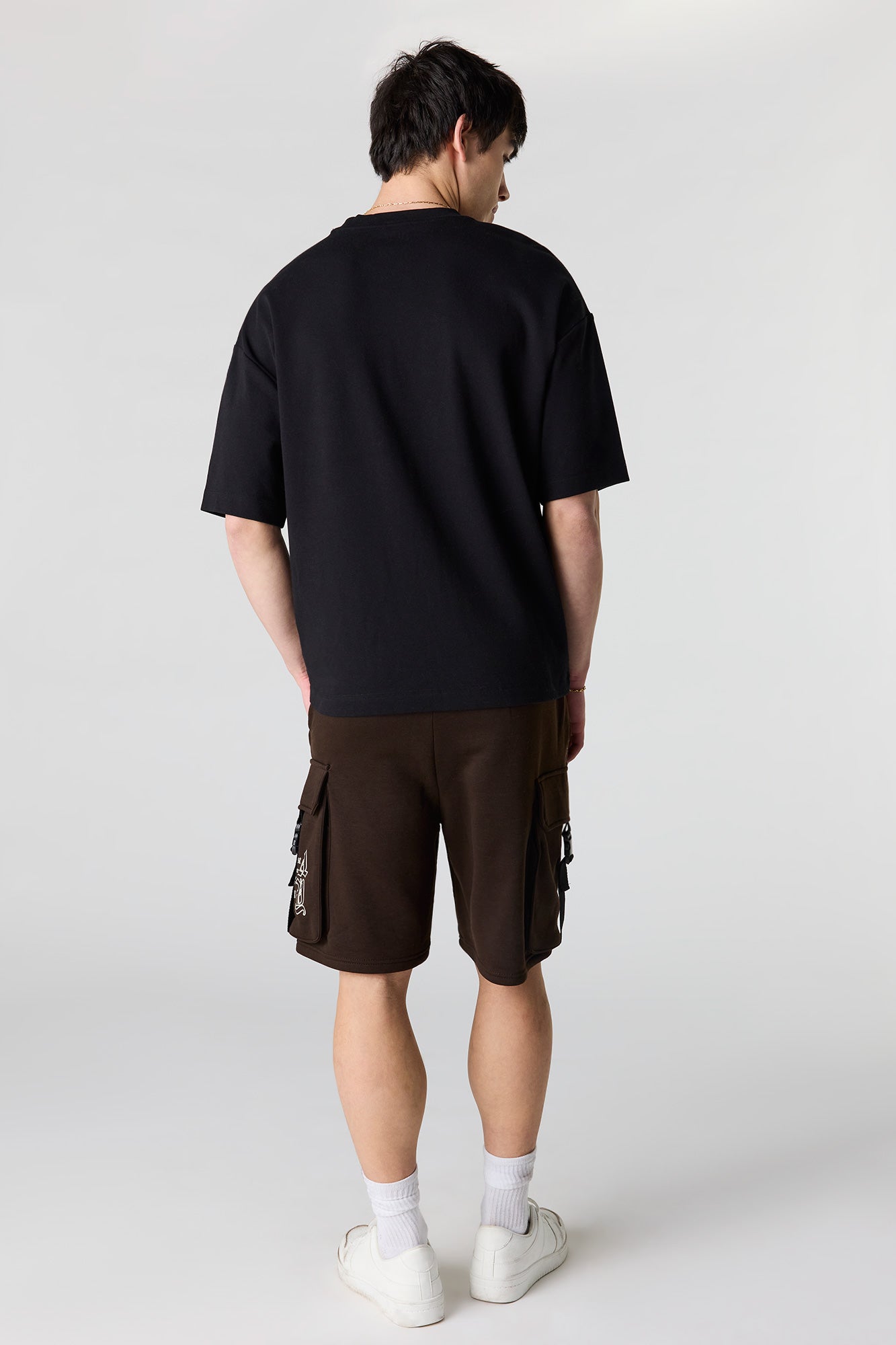 Graphic Fleece Cargo Short 8.5"