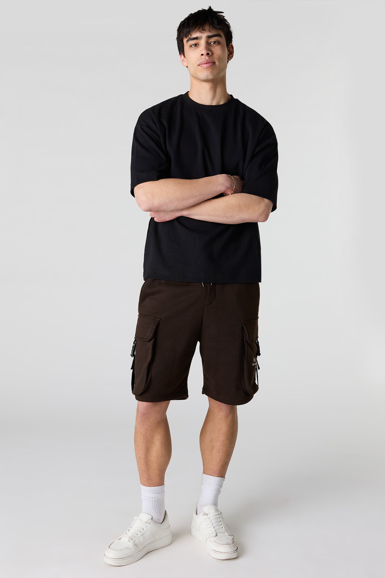 Graphic Fleece Cargo Short 8.5"