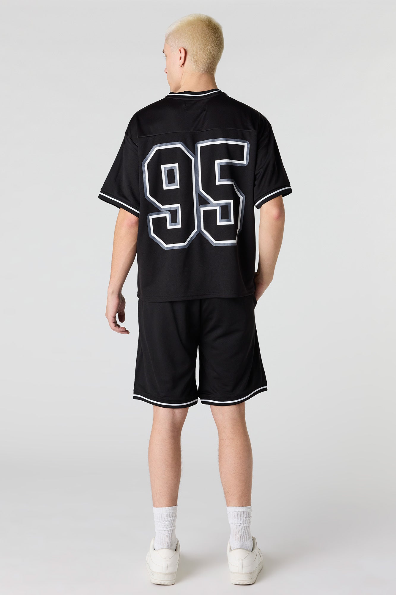 Graphic Mesh Short