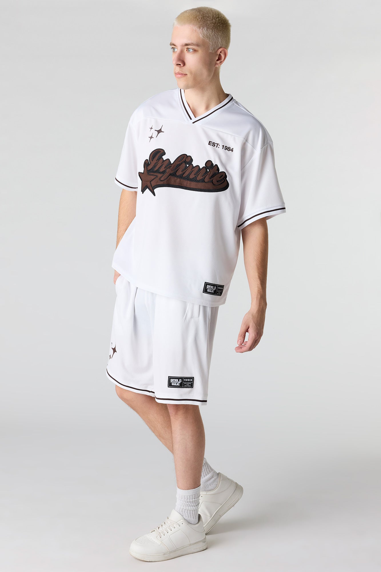 Graphic Mesh Short