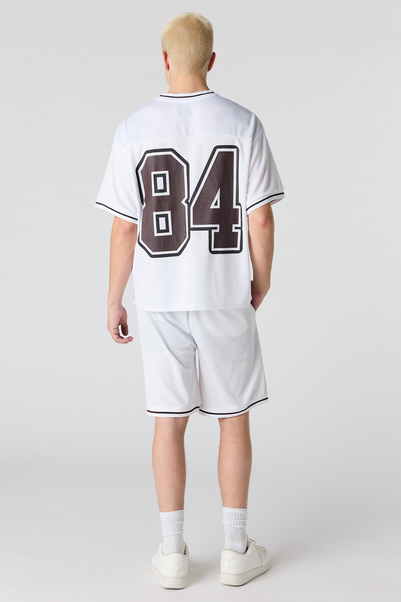Graphic Mesh Short