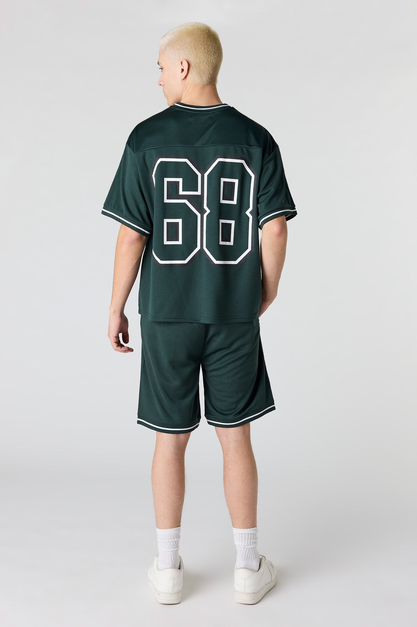 Graphic Mesh Short