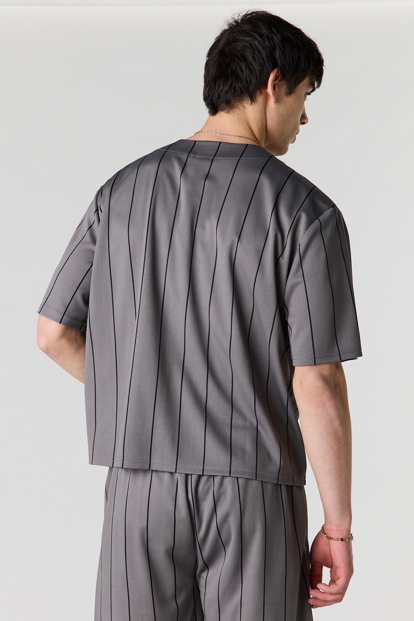 Graphic Mesh Baseball Jersey