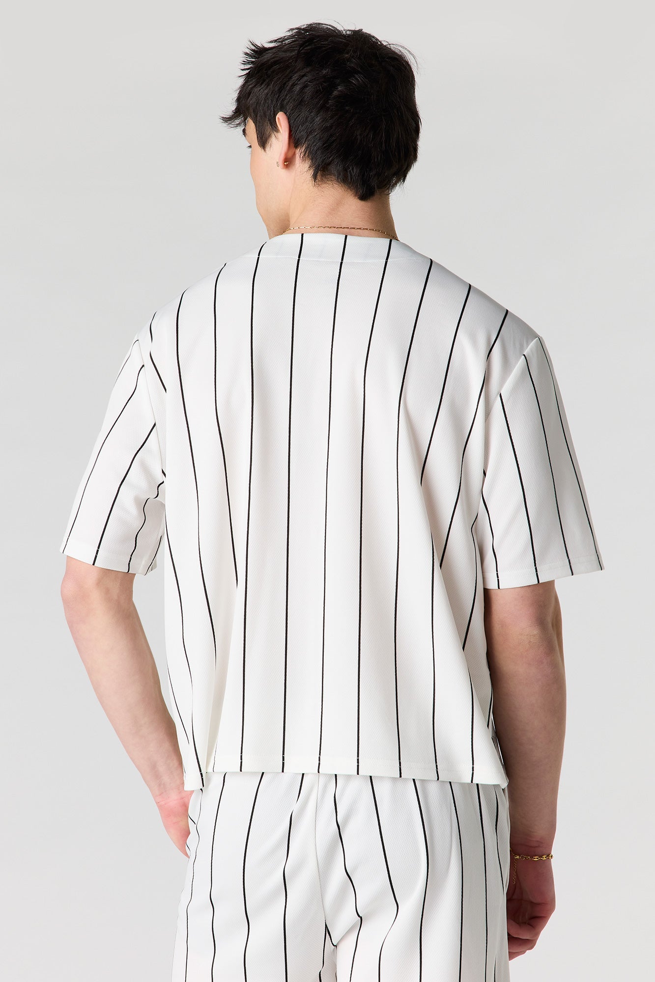 Graphic Mesh Baseball Jersey