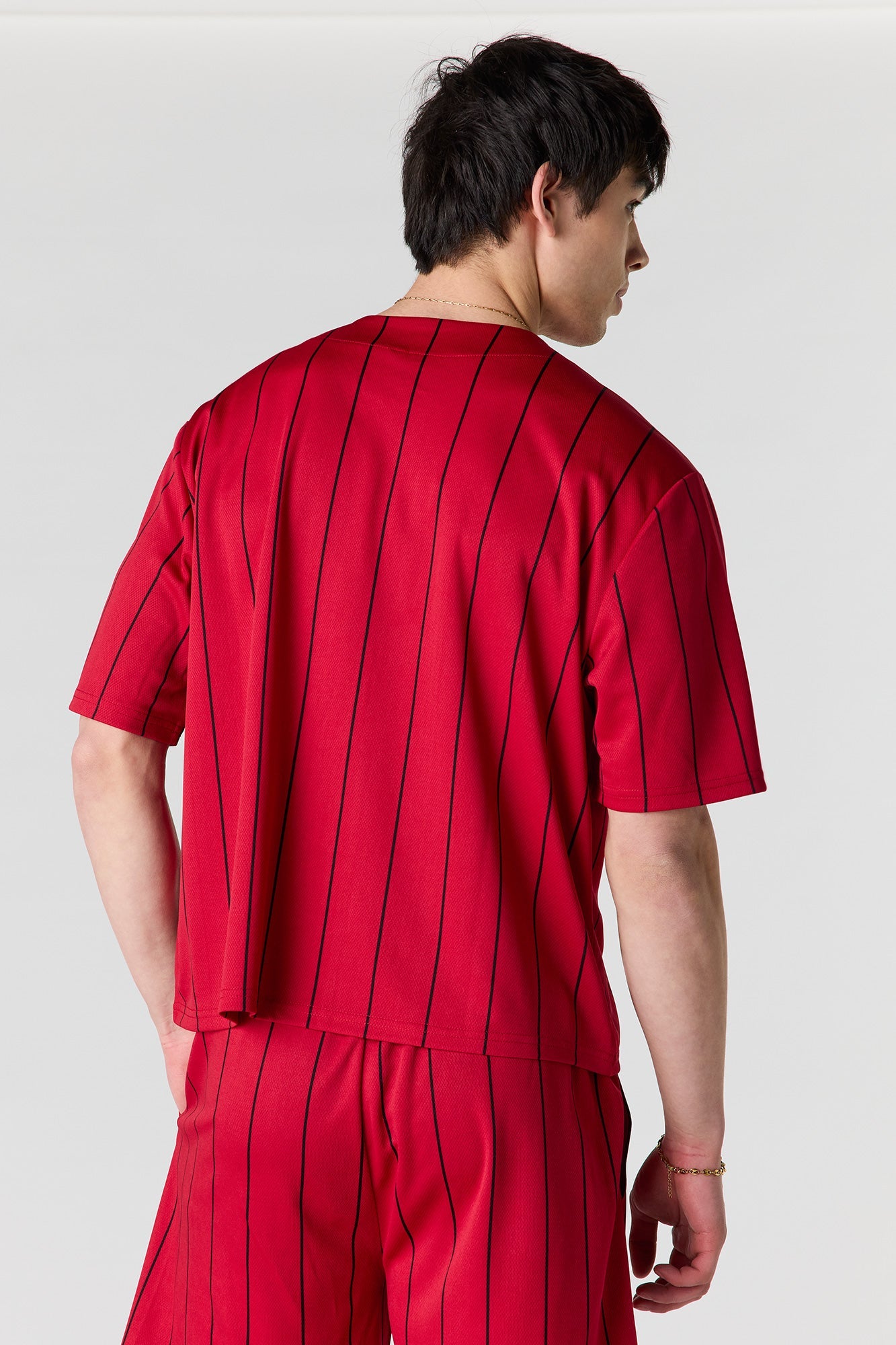 Graphic Mesh Baseball Jersey