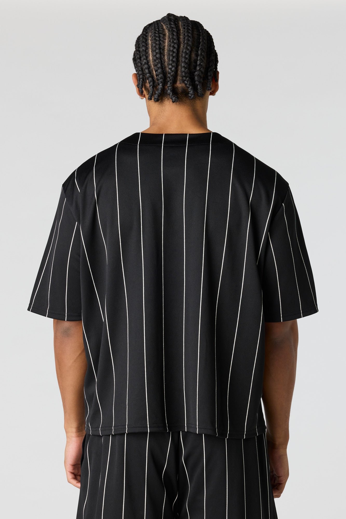 Graphic Mesh Baseball Jersey