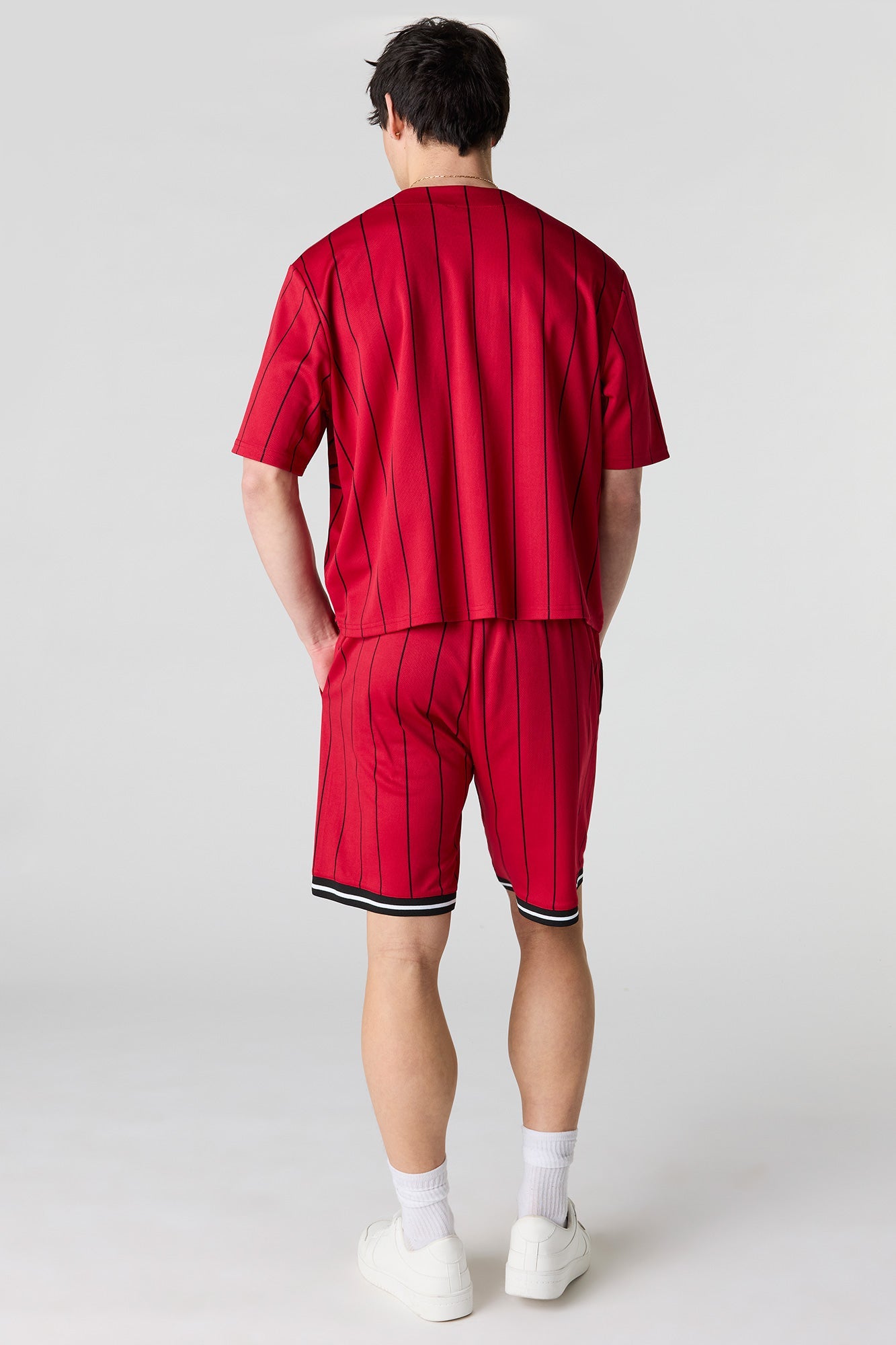 Graphic Mesh Short