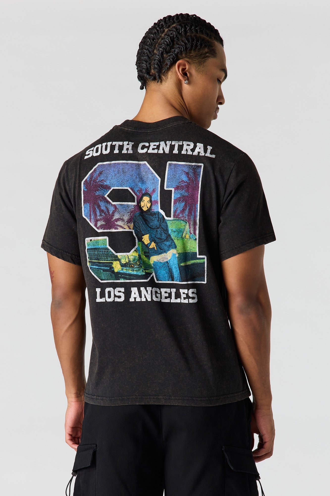 Premium Heavyweight Cotton Boys n the Hood Graphic T-Shirt
