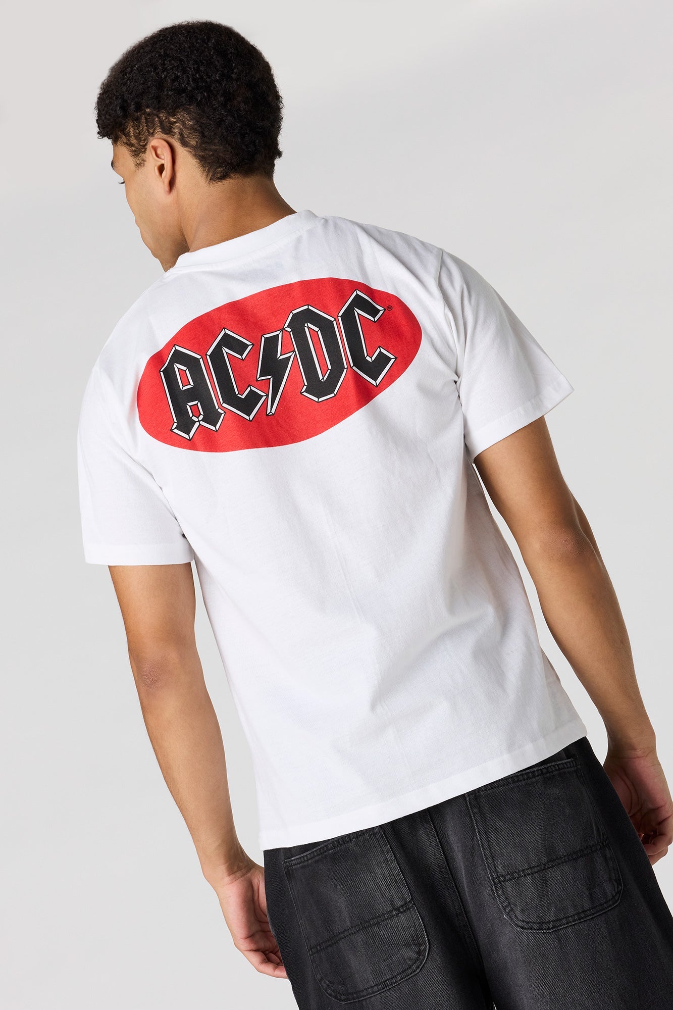 Premium Heavyweight Cotton AC/DC Graphic T-Shirt