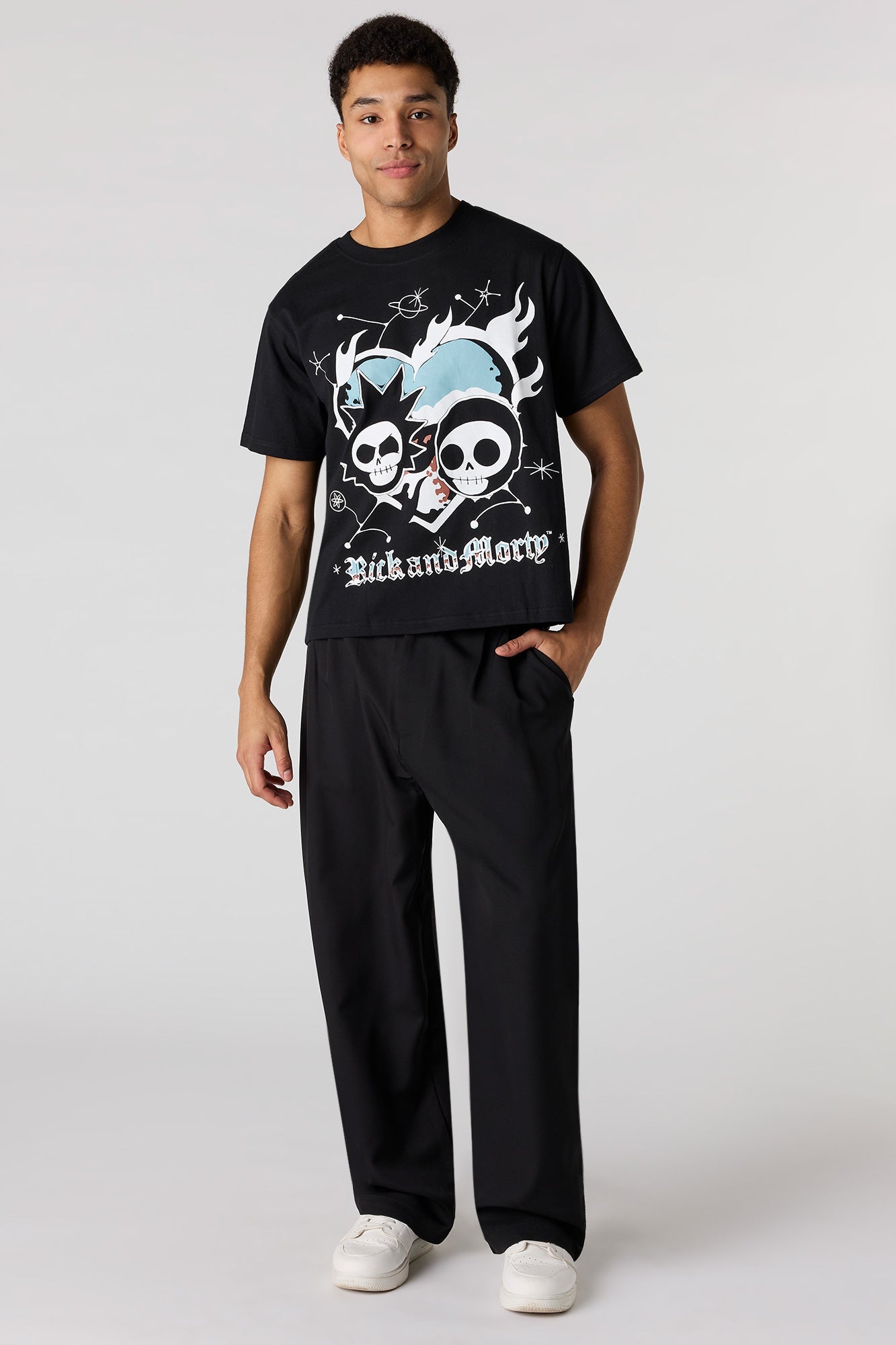 Premium Heavyweight Cotton Rick & Morty Graphic T-Shirt