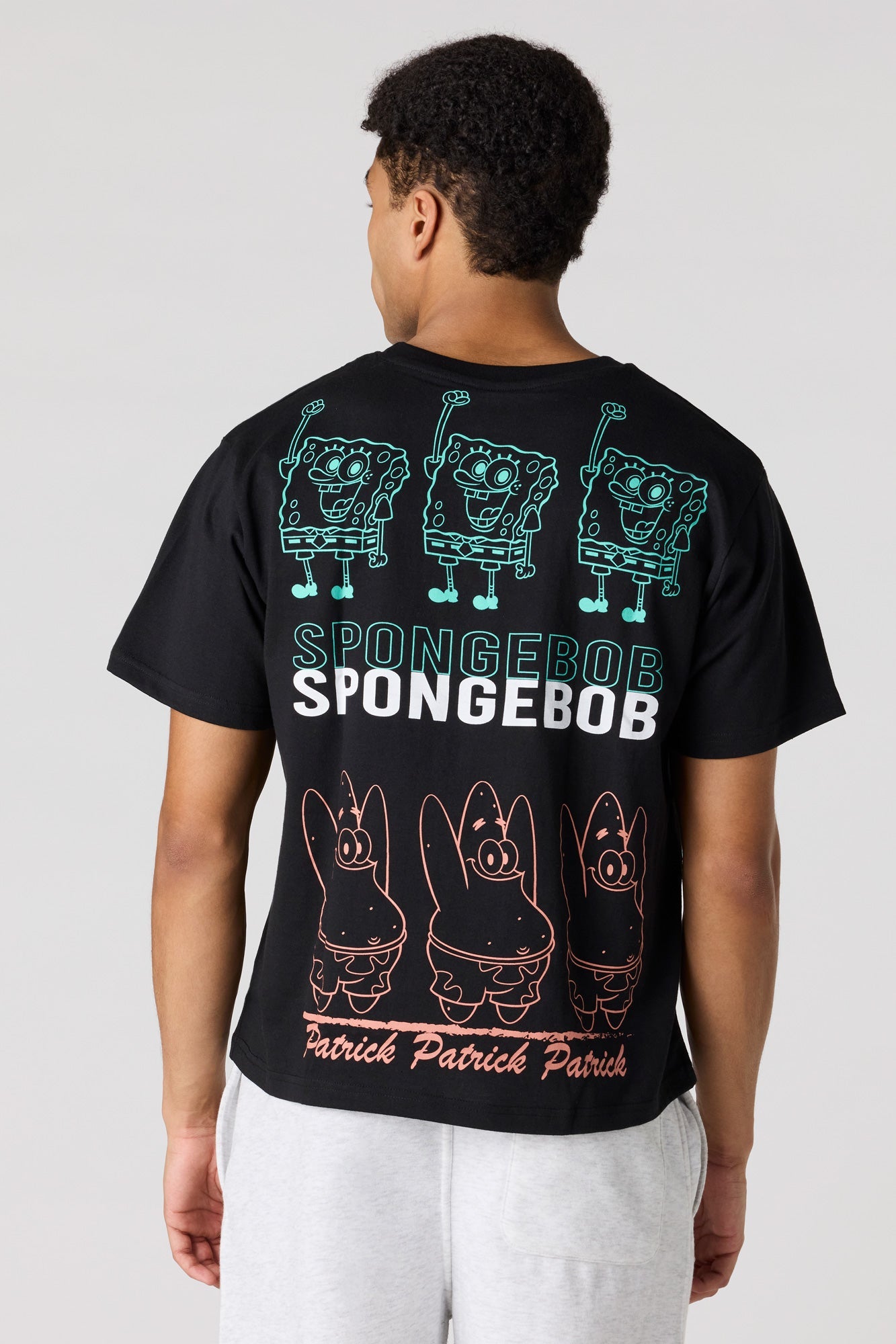 Premium Heavyweight Cotton SpongeBob Graphic T-Shirt