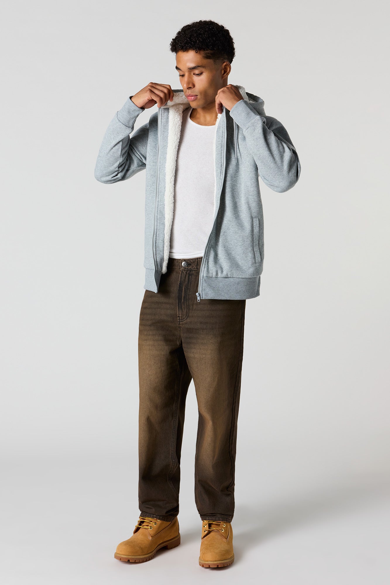 Baggy Washed Brown Jean