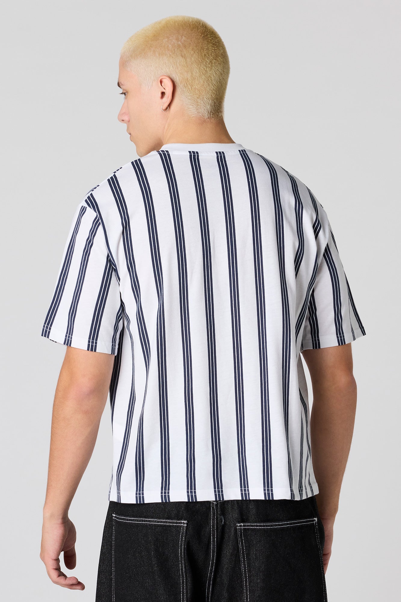Malibu Embroidered Striped T-Shirt